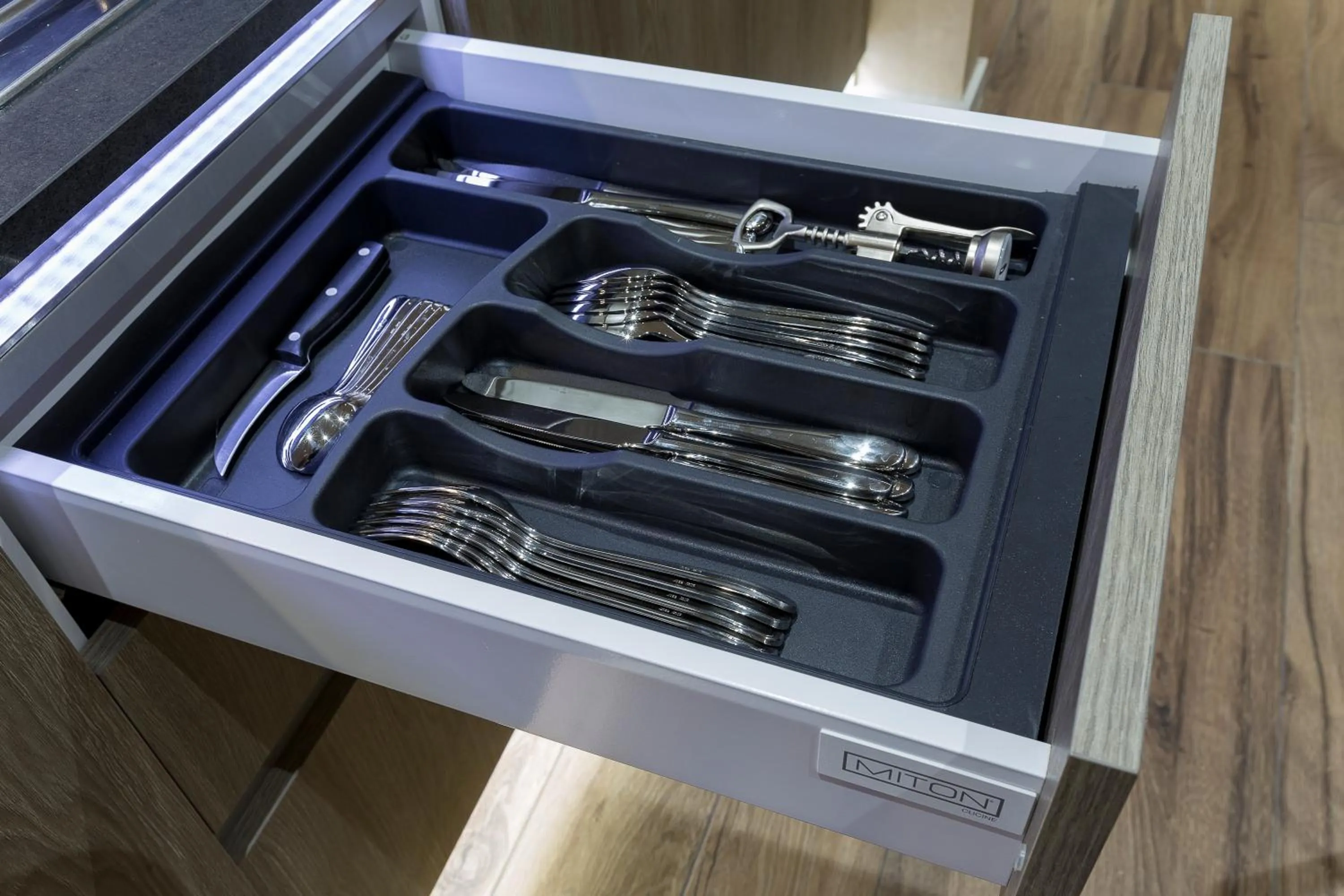 kitchen in The Queen Luxury Apartments - Villa Liberty