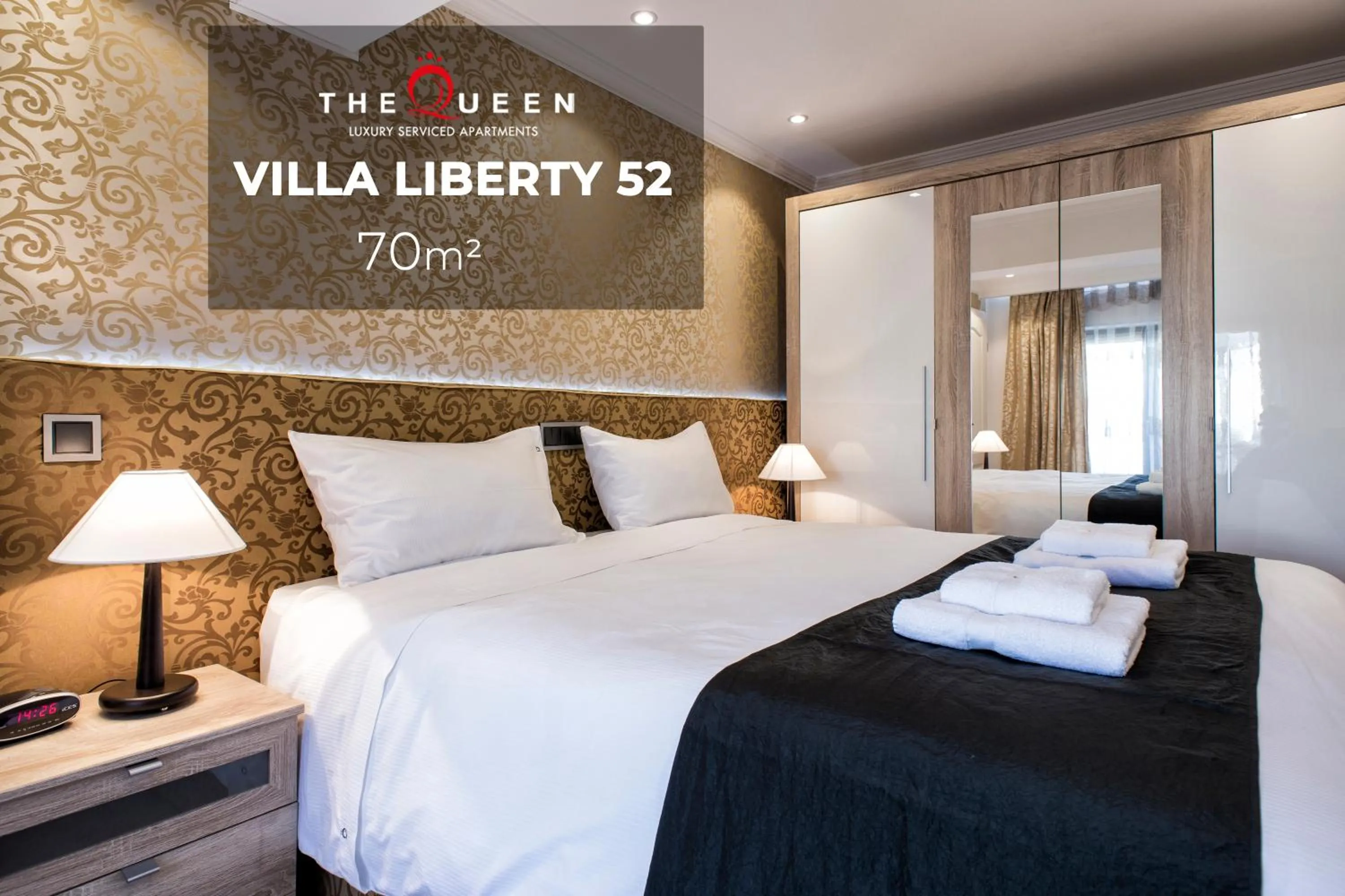 Photo of the whole room, Bed in The Queen Luxury Apartments - Villa Liberty
