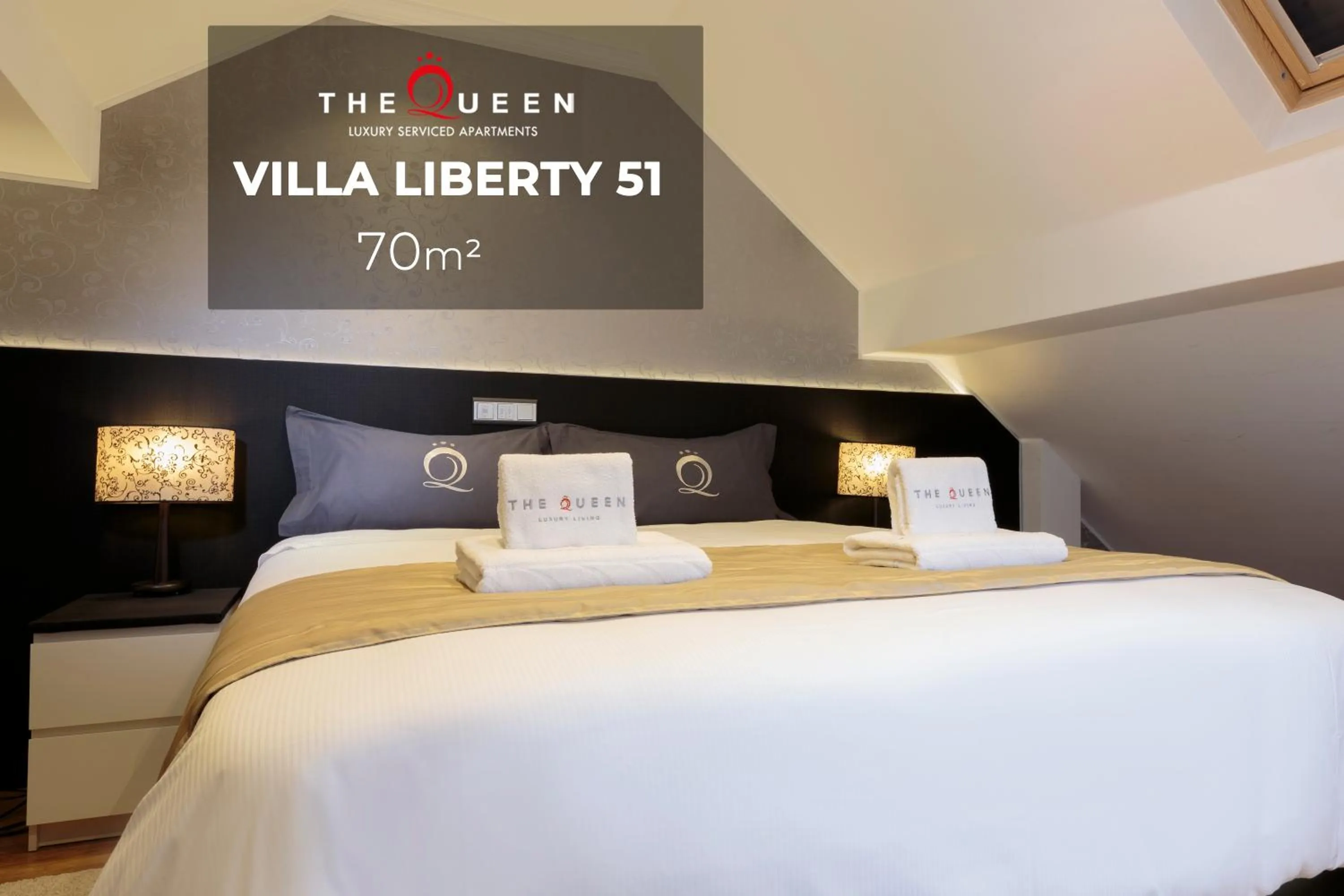 Photo of the whole room, Bed in The Queen Luxury Apartments - Villa Liberty