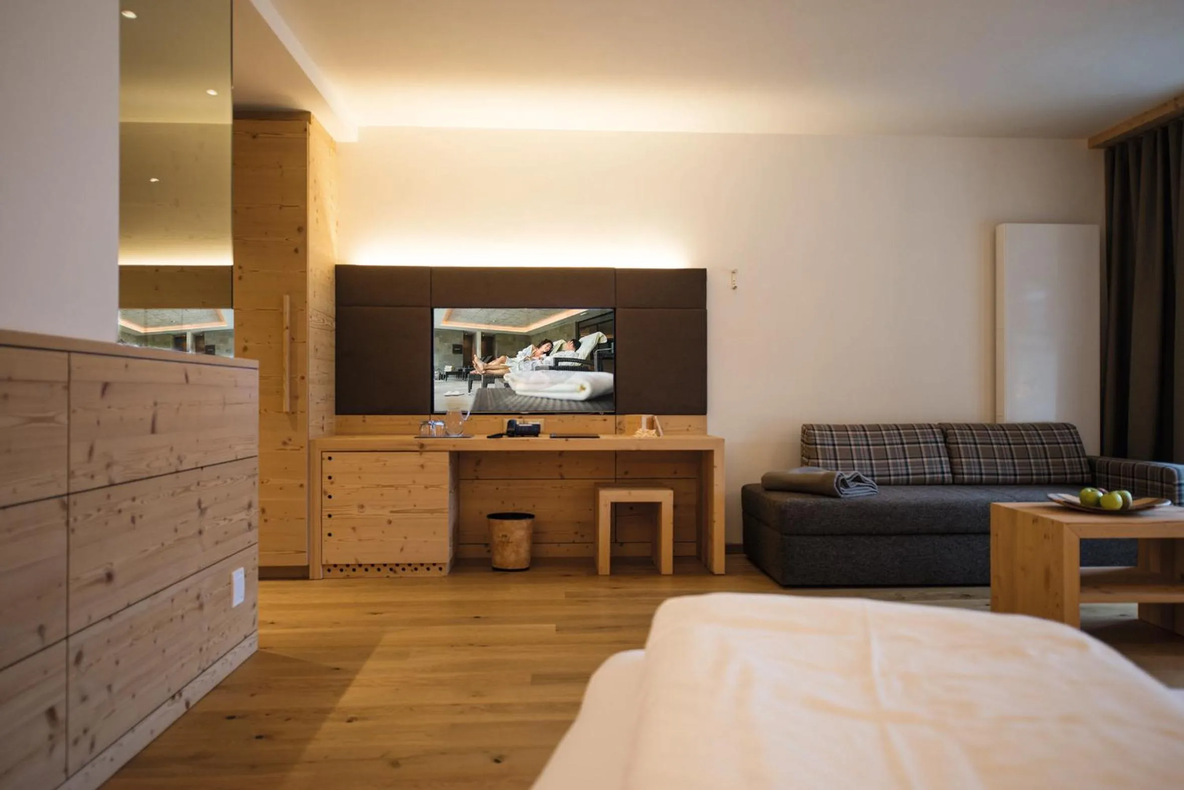 Bed in Hotel Fischer