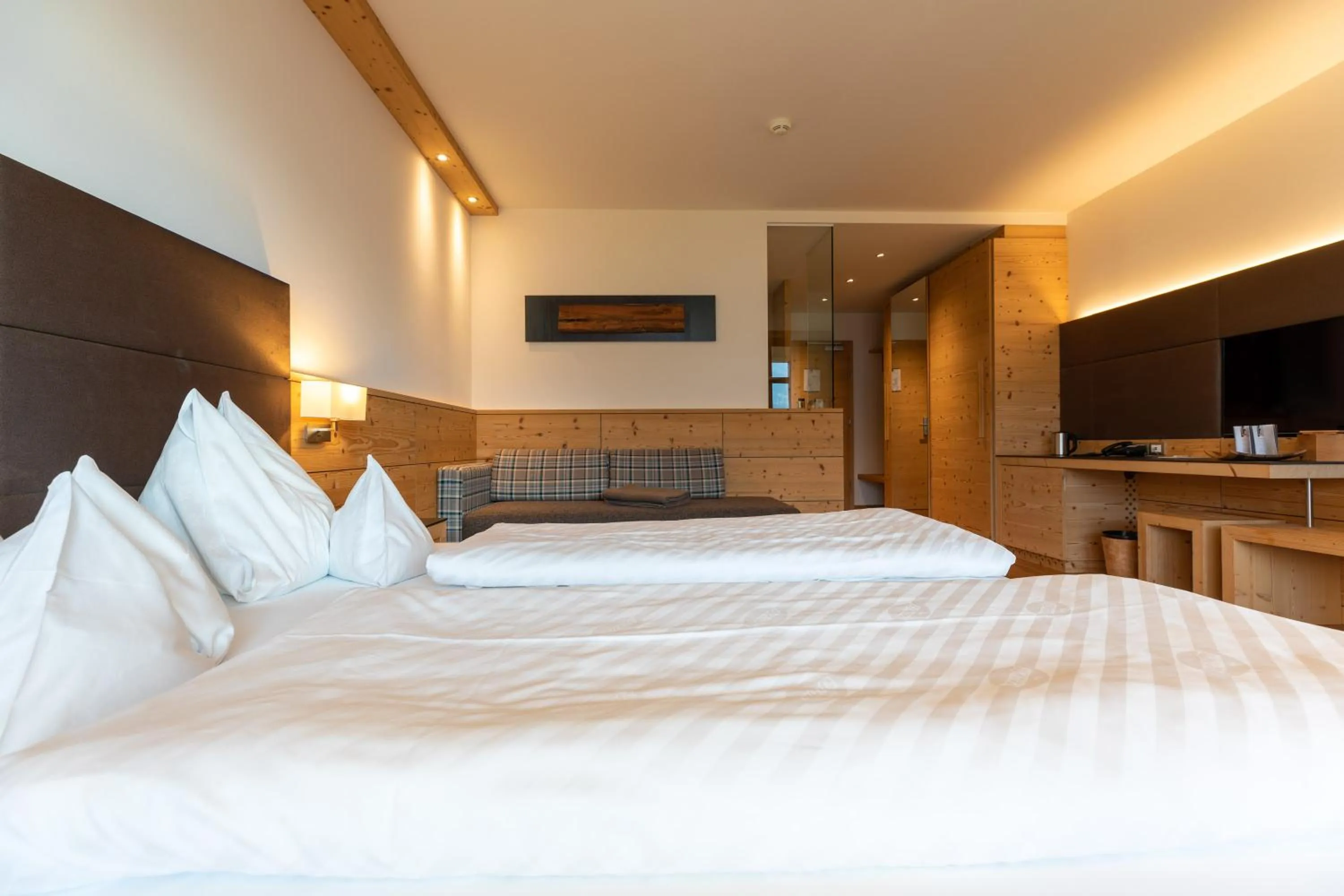 Bed in Hotel Fischer