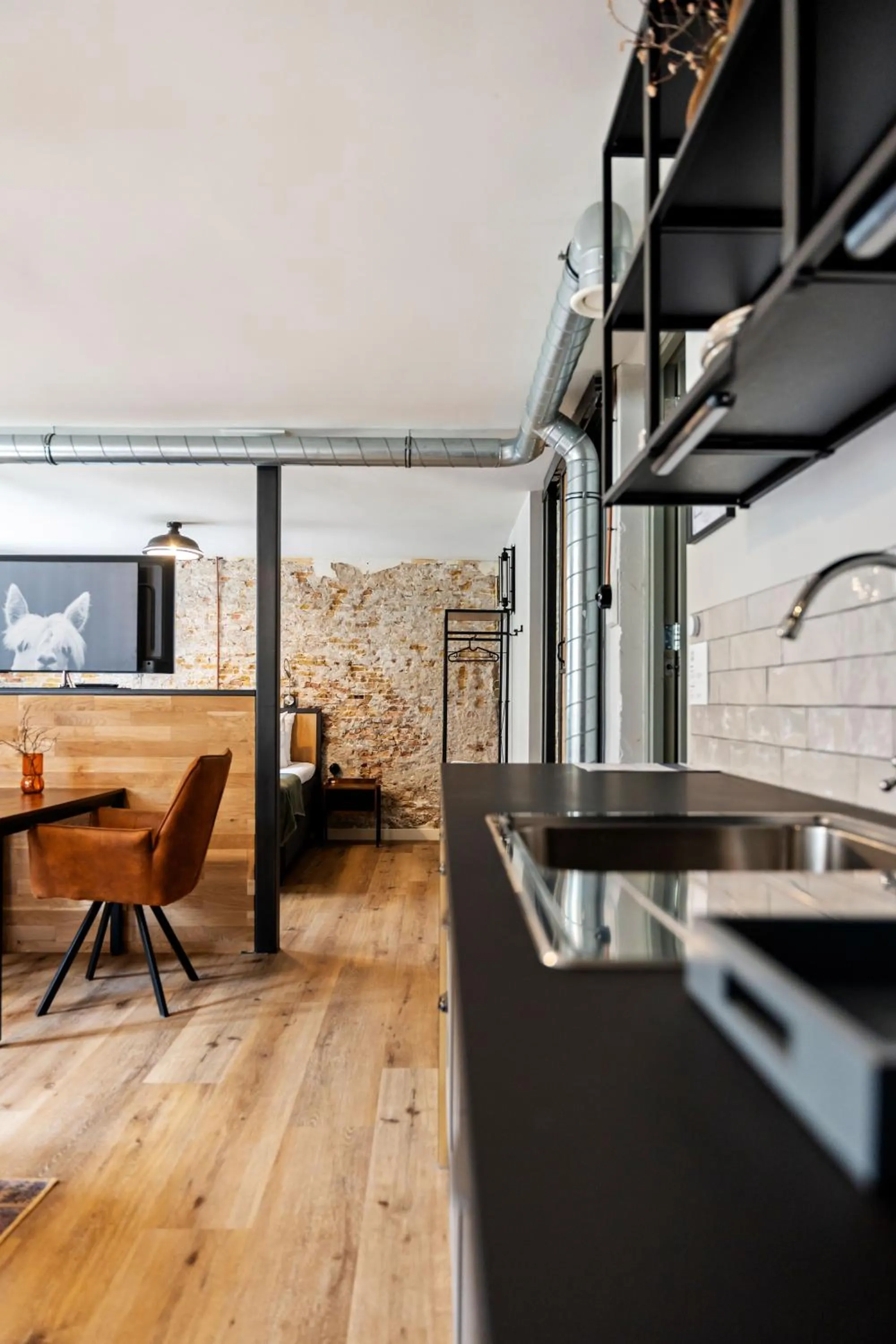 Kitchen or kitchenette in Boetiekhotel Ons Oude Raadhuis