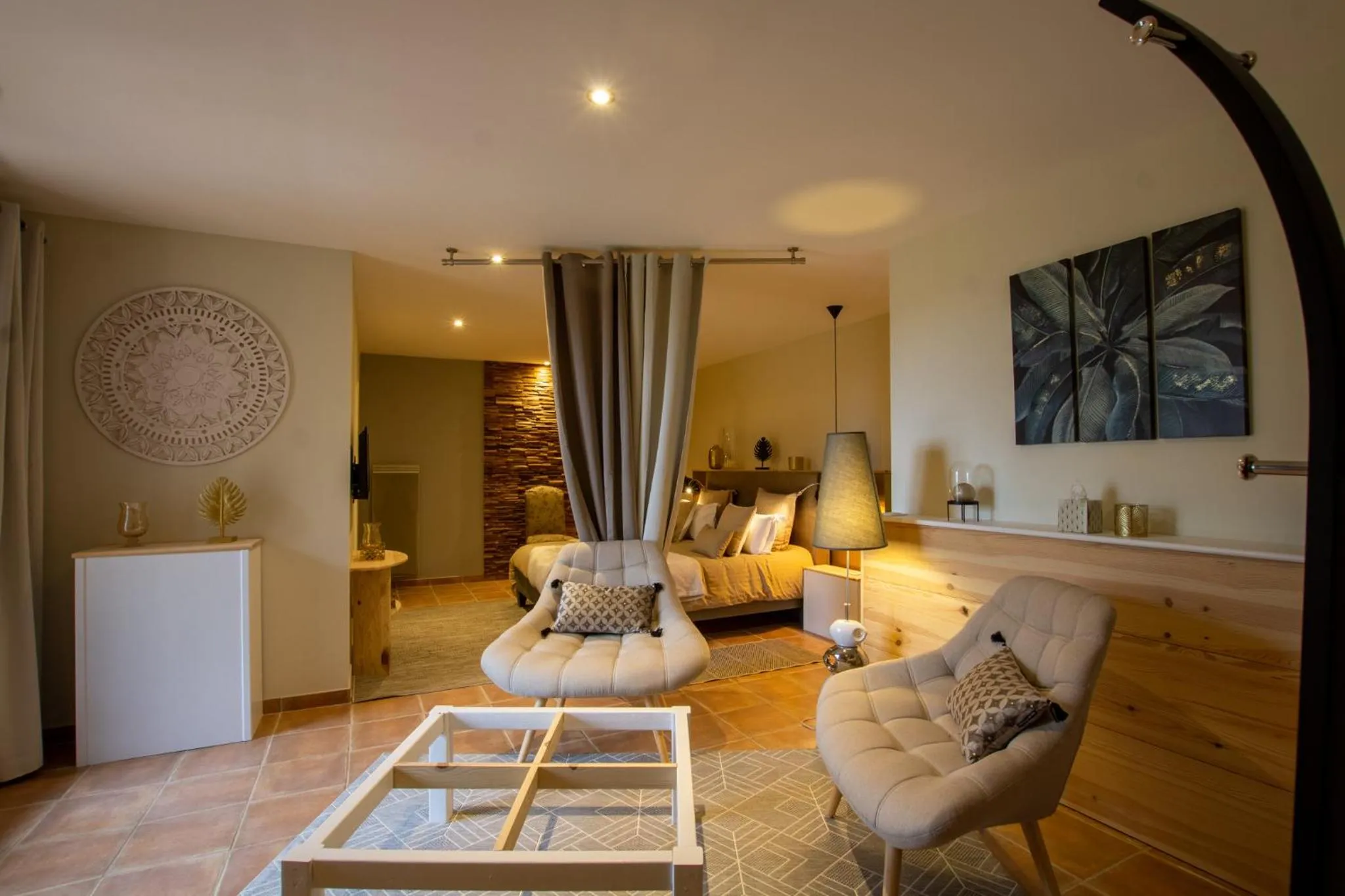 Seating area in Le Clos de la Tour