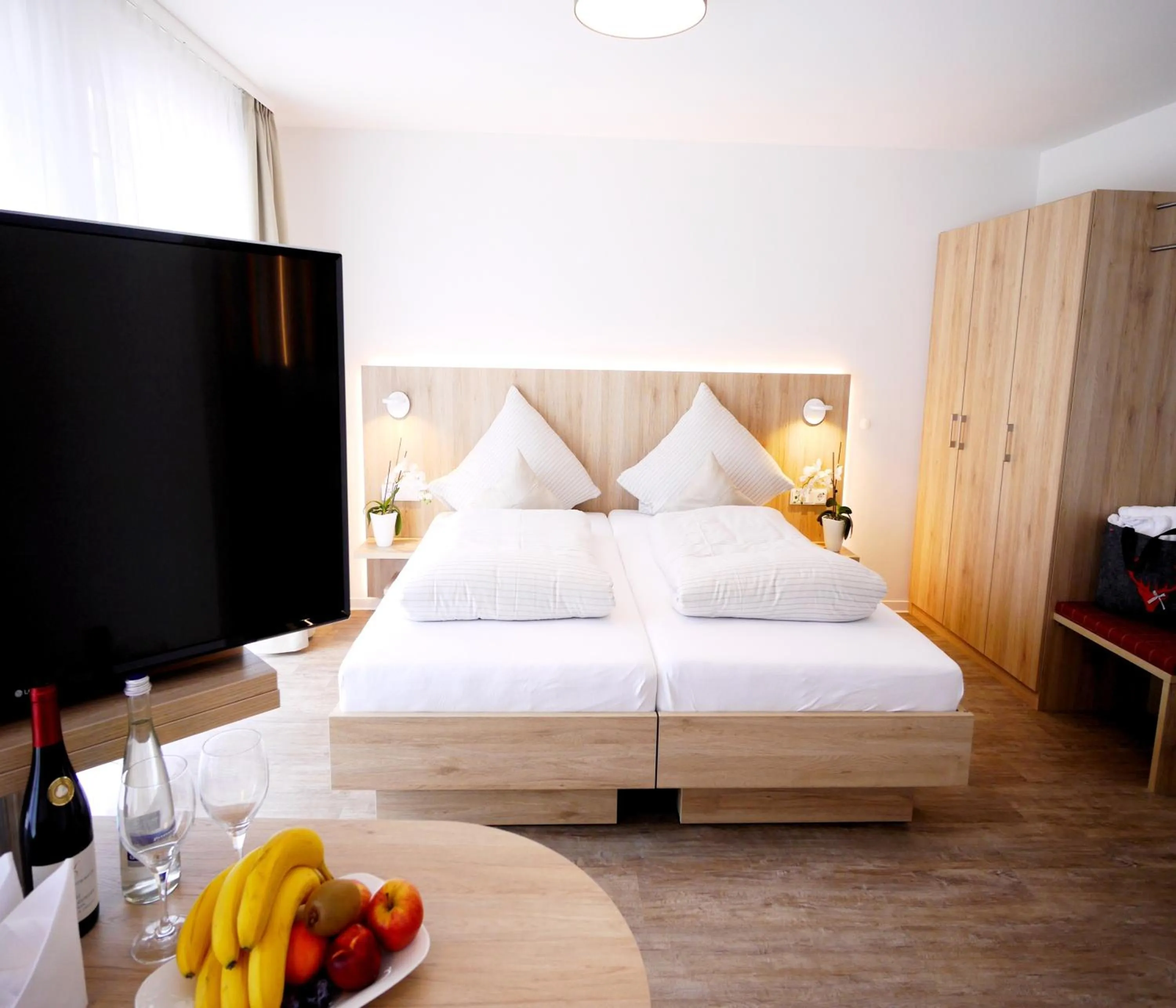 Bed in Kohlers Hotel Engel