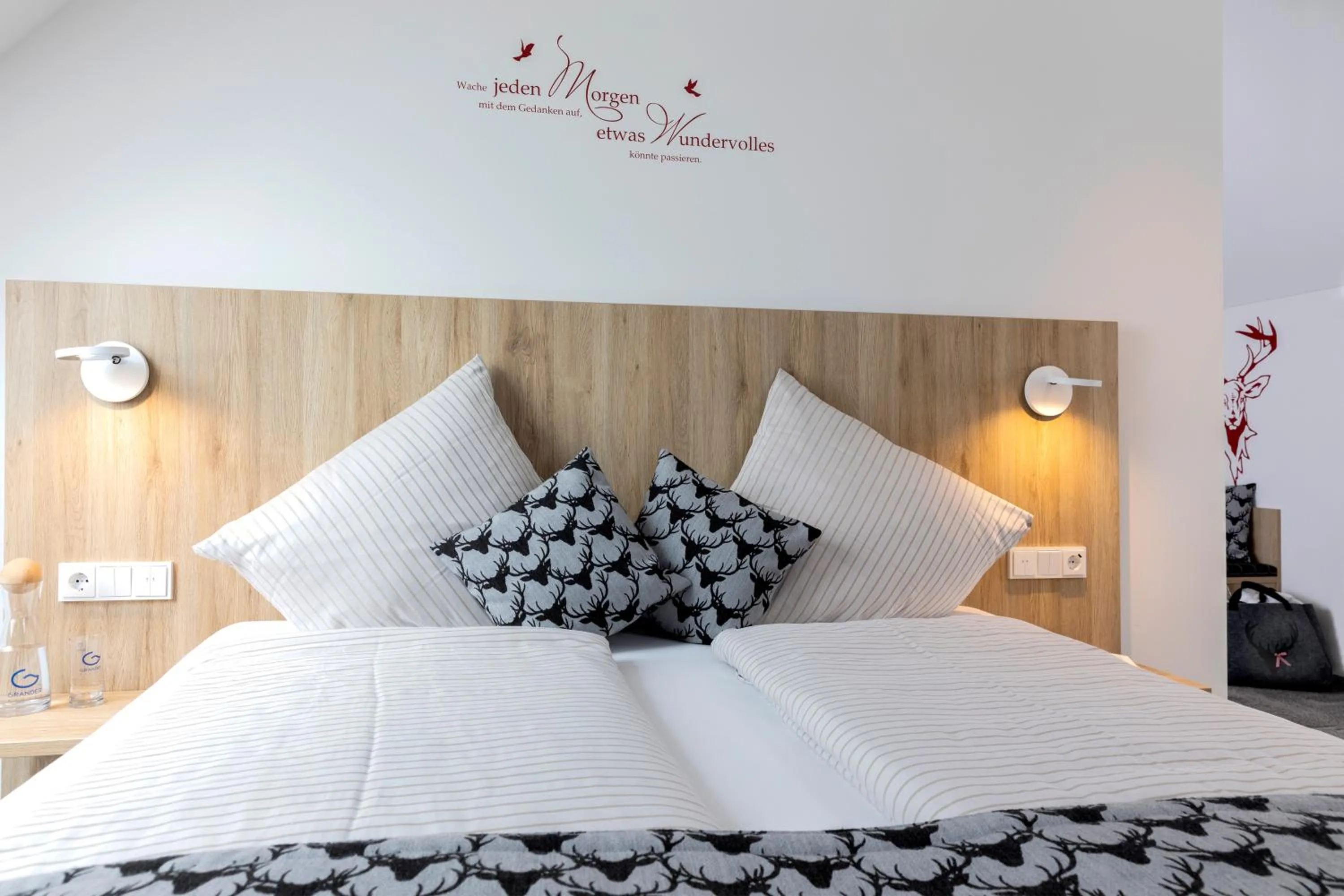 Bed in Kohlers Hotel Engel