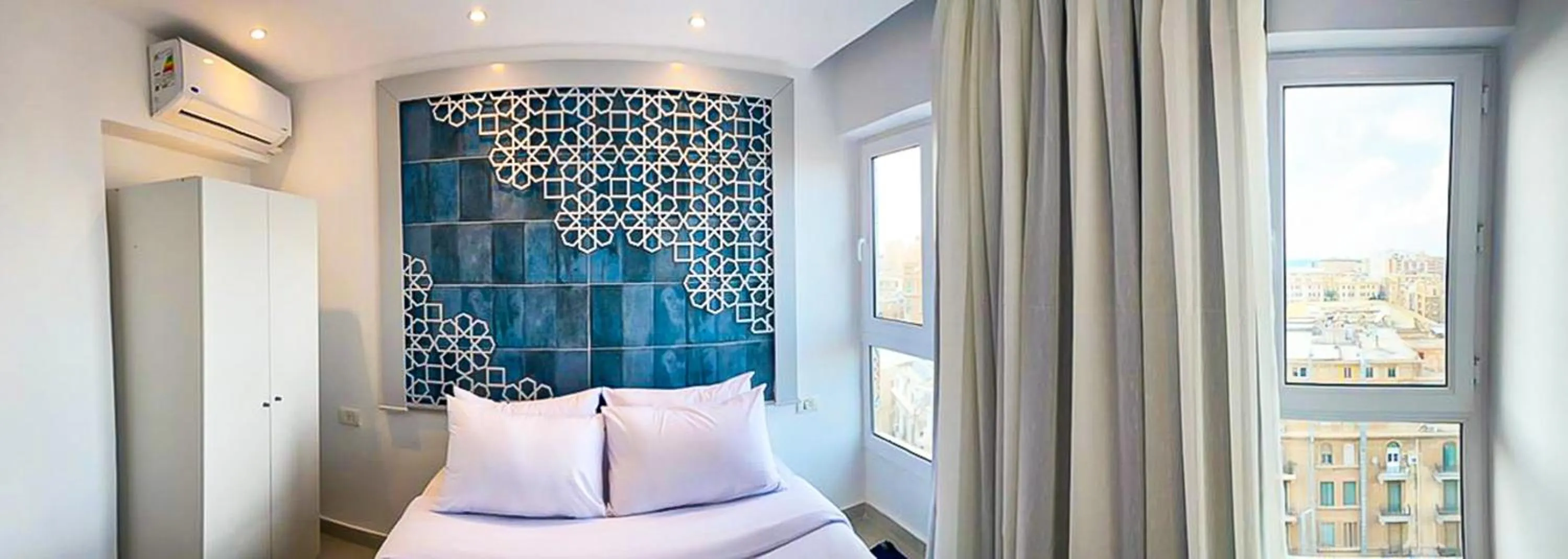 Bedroom, Bed in Arabian Nights in the heart of historic Alexandria