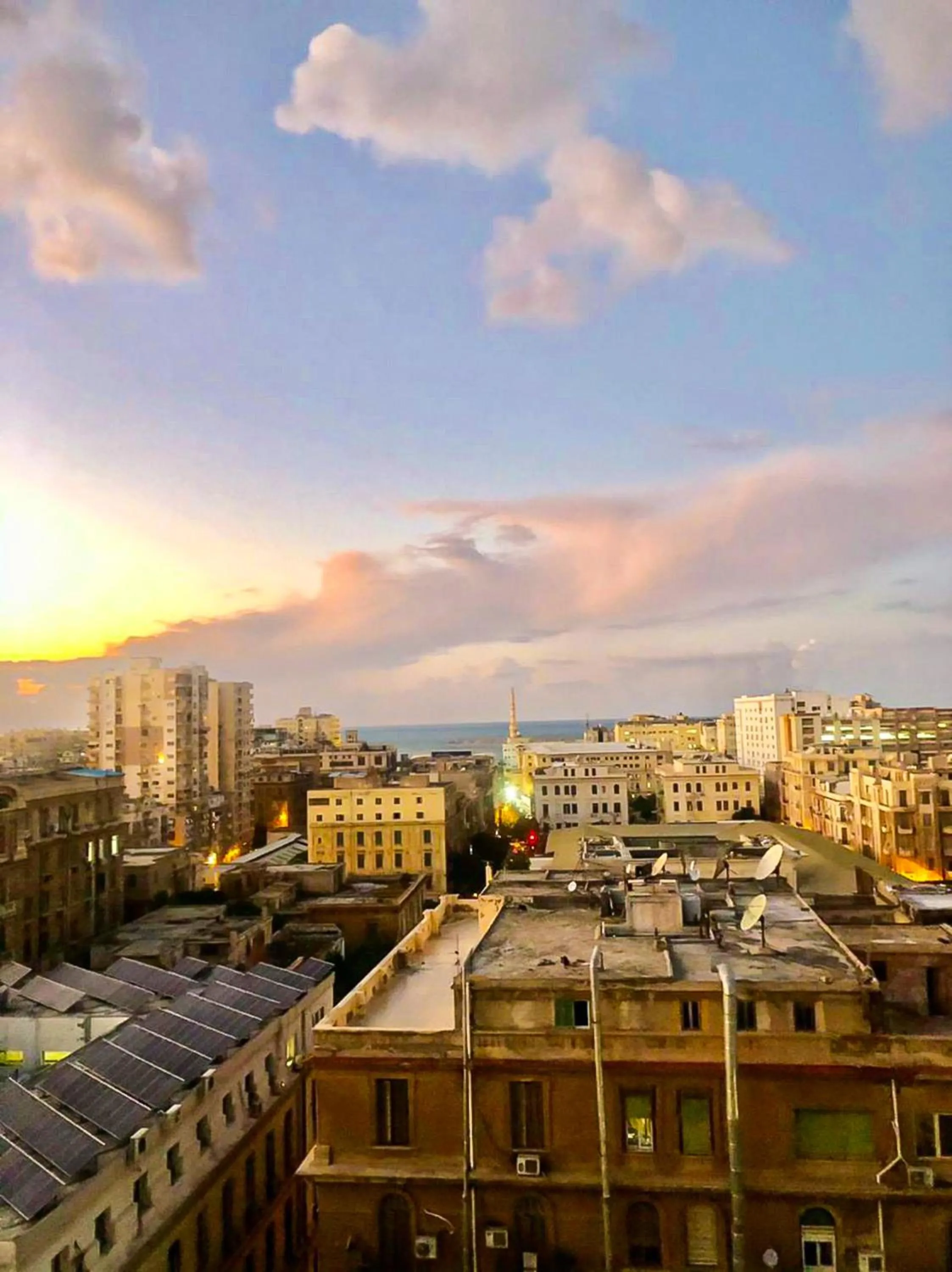 City view in Arabian Nights in the heart of historic Alexandria