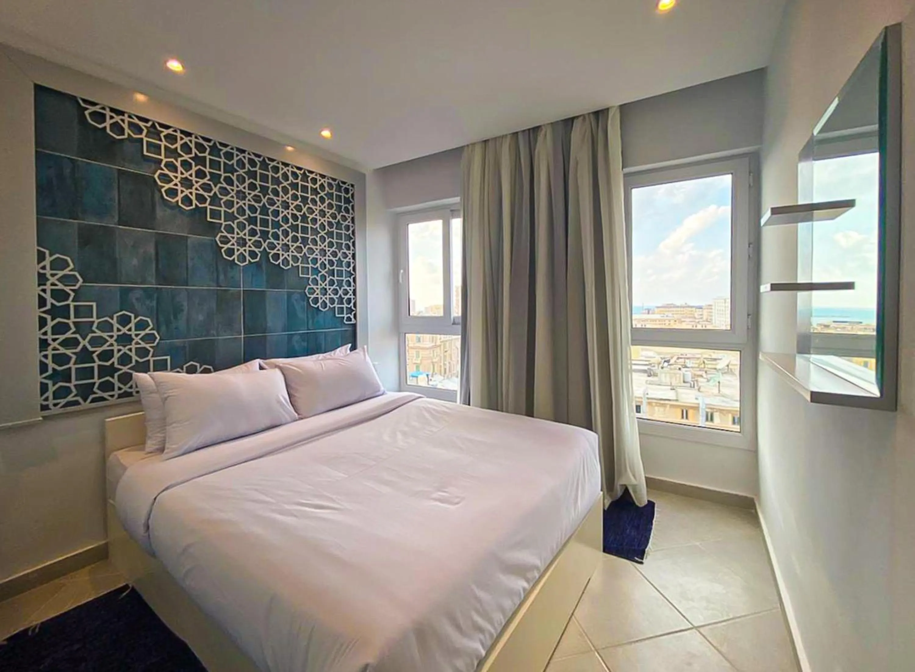 Bedroom, Bed in Arabian Nights in the heart of historic Alexandria