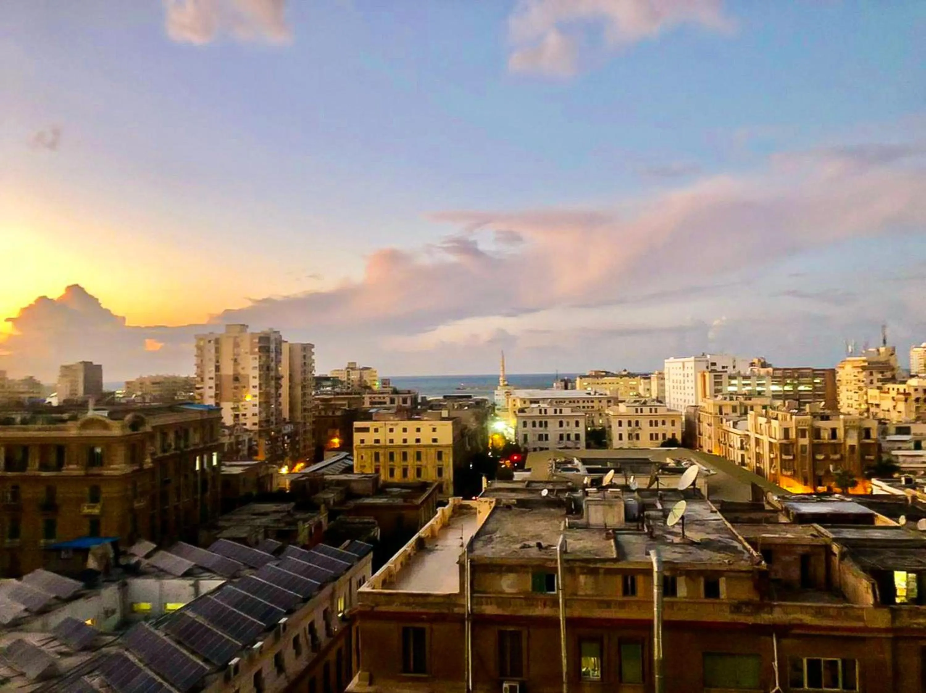 City view in Arabian Nights in the heart of historic Alexandria