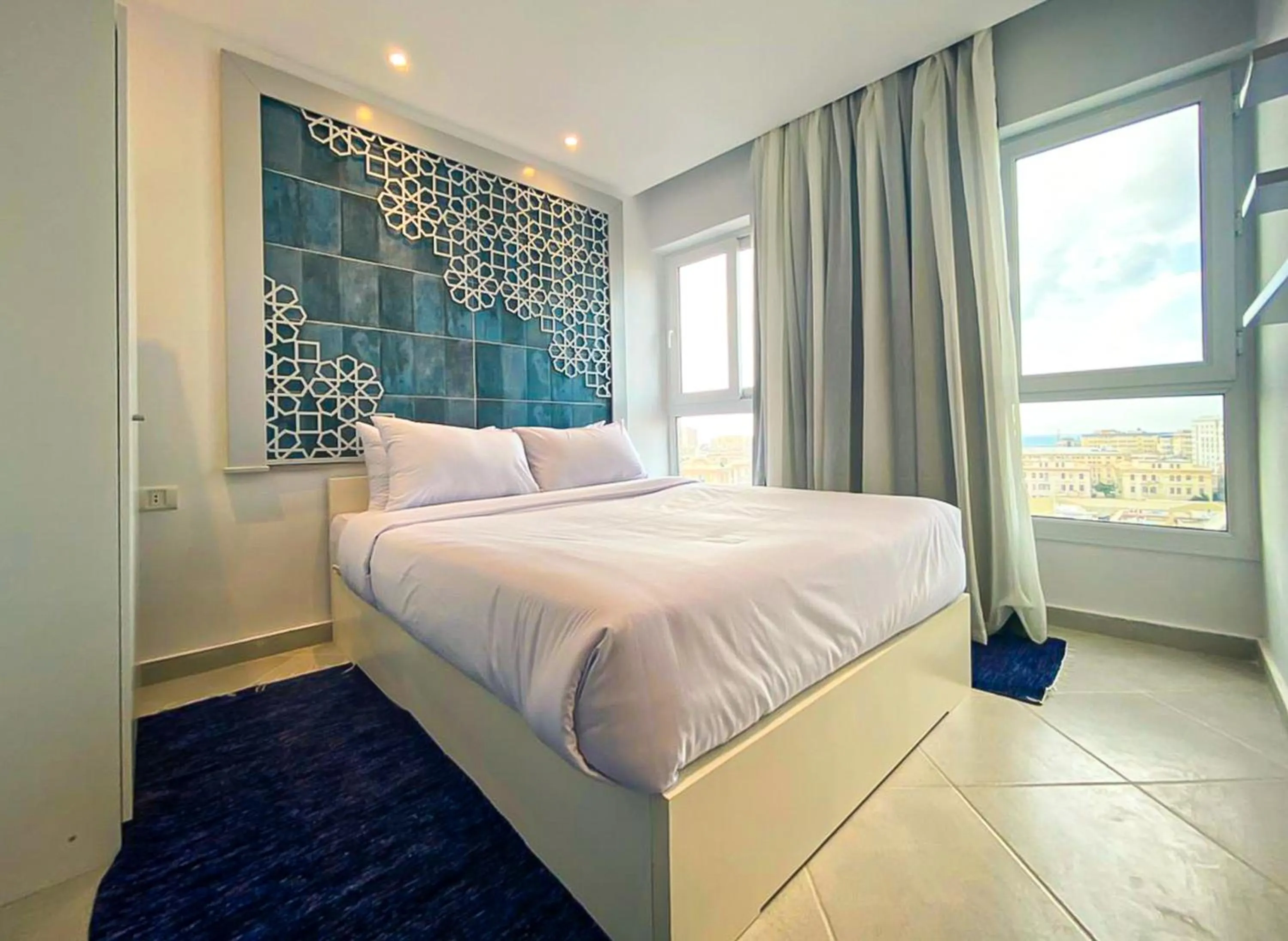 Bedroom, Bed in Arabian Nights in the heart of historic Alexandria