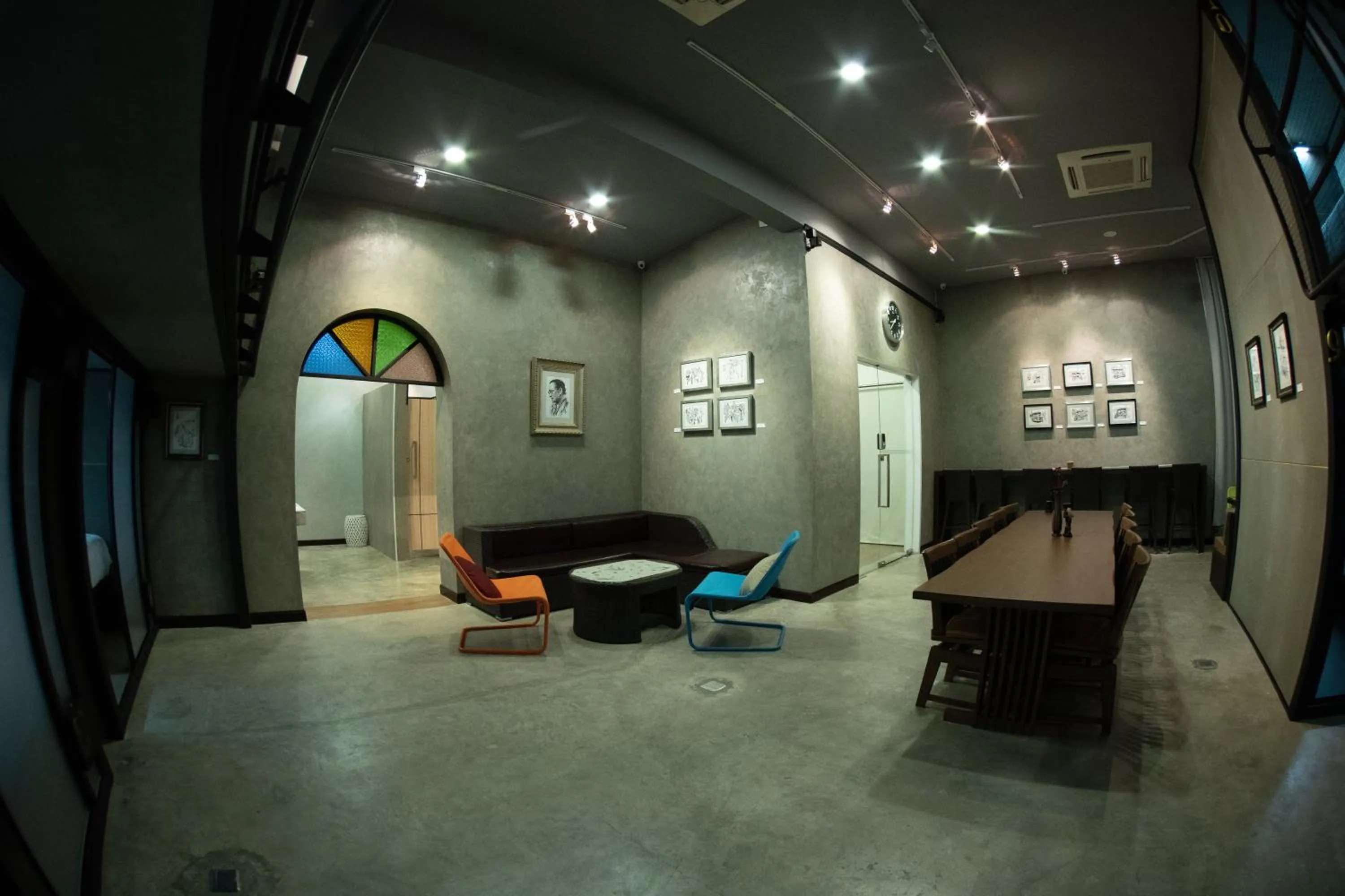 Living room in Third Rock Hostel