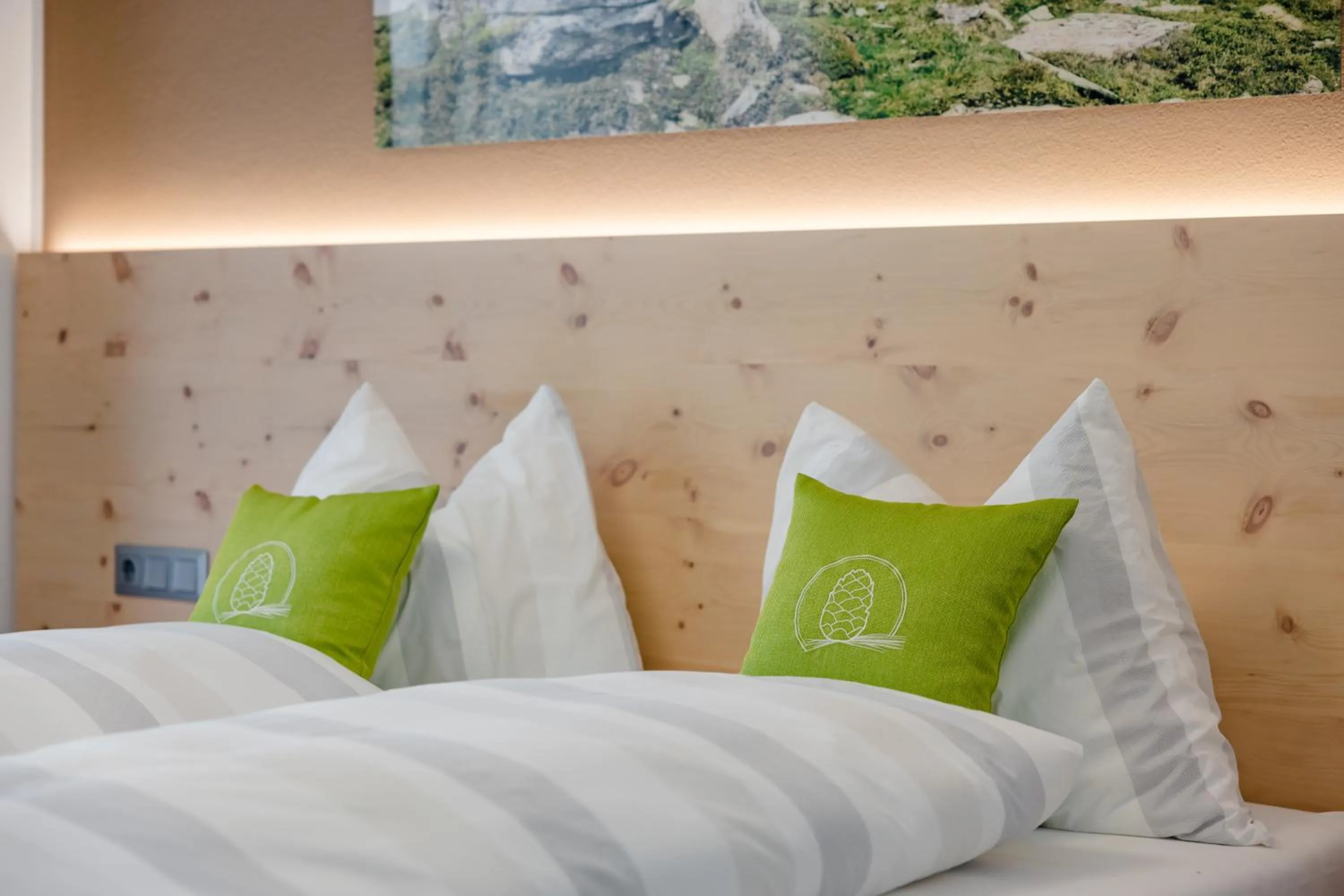 Bed in Gästehaus Fiedlwirt