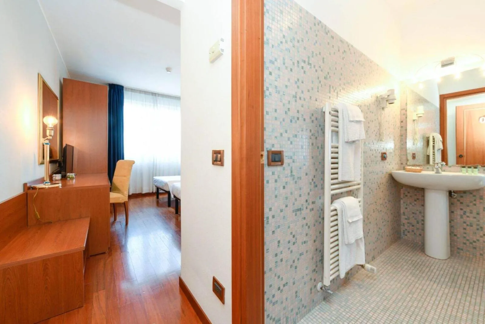 Bathroom in Hotel New Genziana