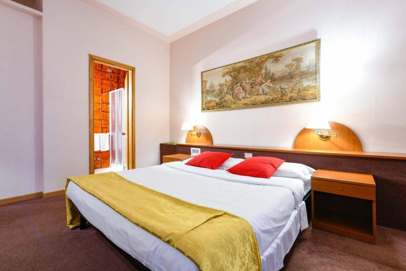 Bedroom, Bed in Hotel New Genziana