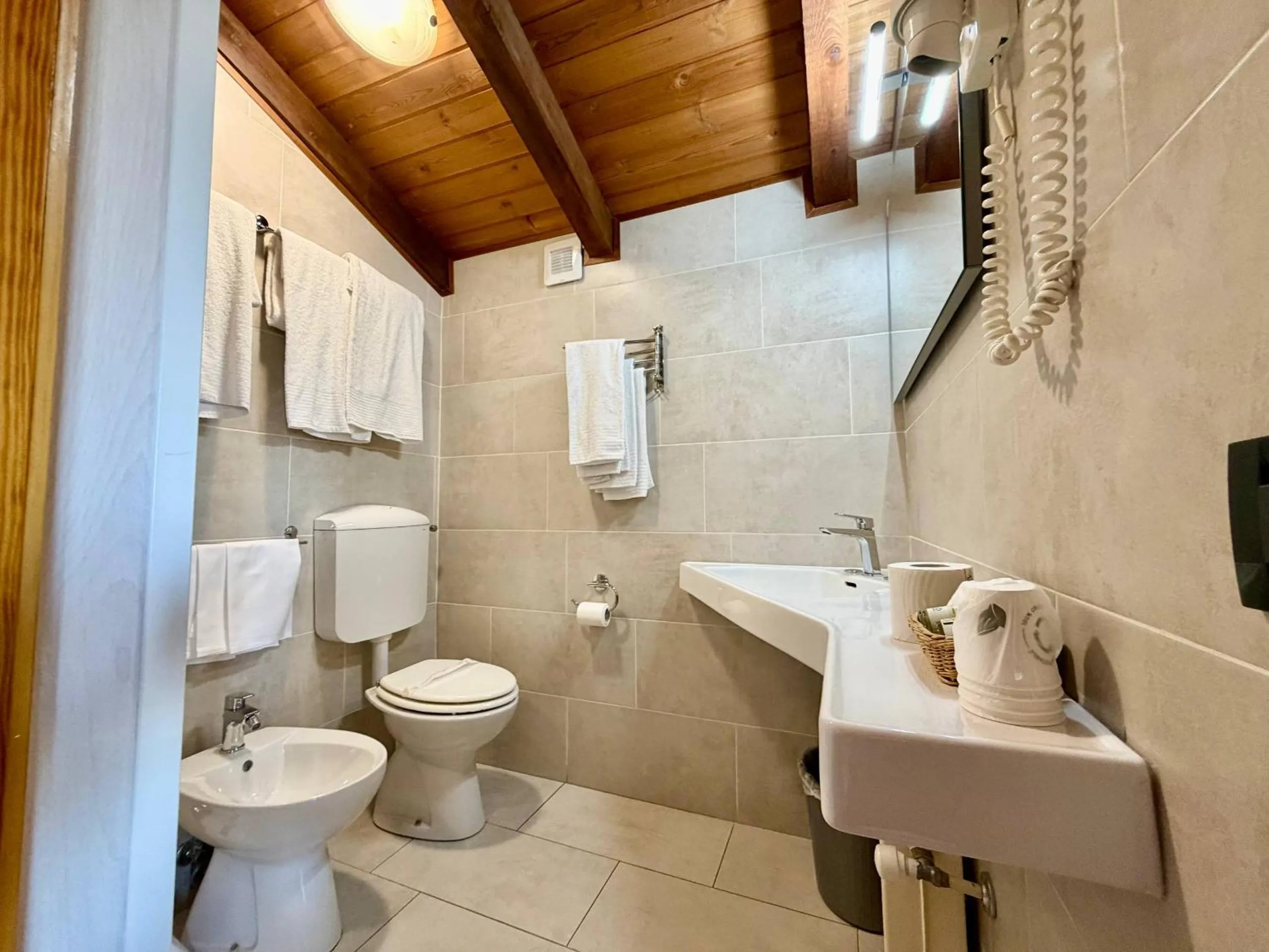 Bathroom in Hotel New Genziana