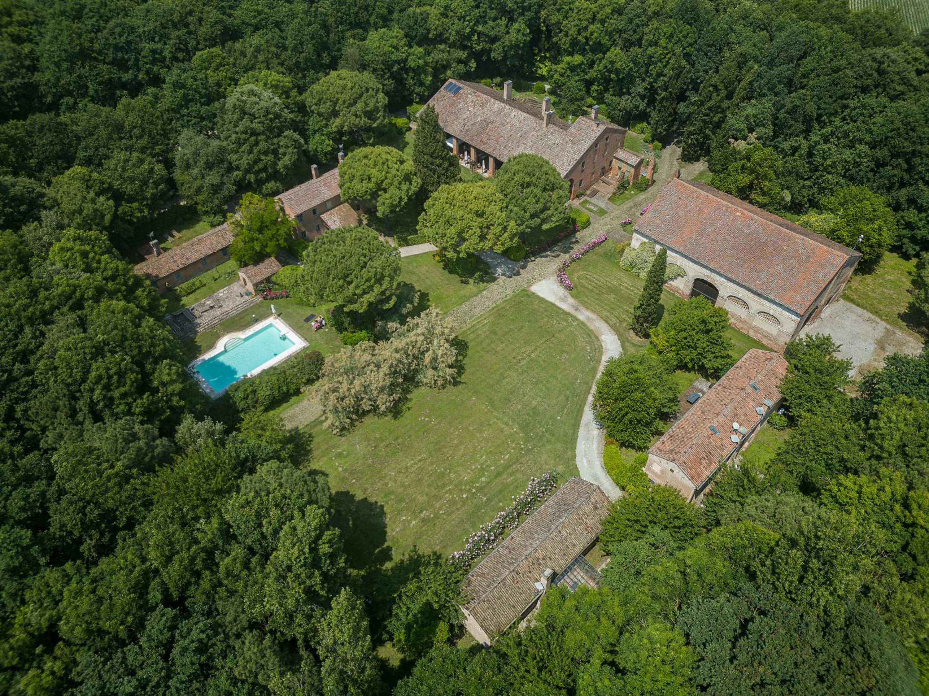Bird's eye view in Agriturismo Tenuta Castel Venezze