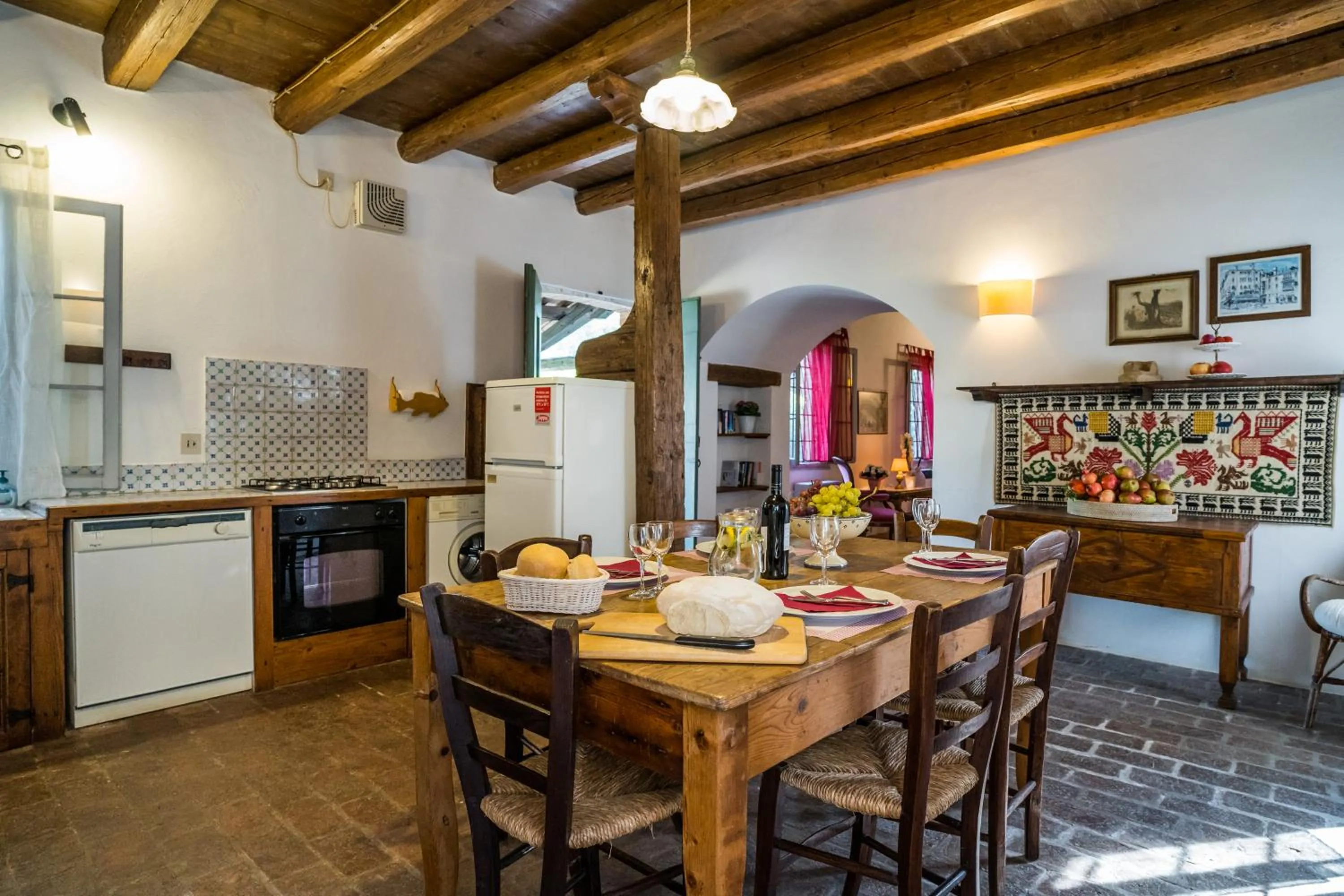 Kitchen or kitchenette in Agriturismo Tenuta Castel Venezze
