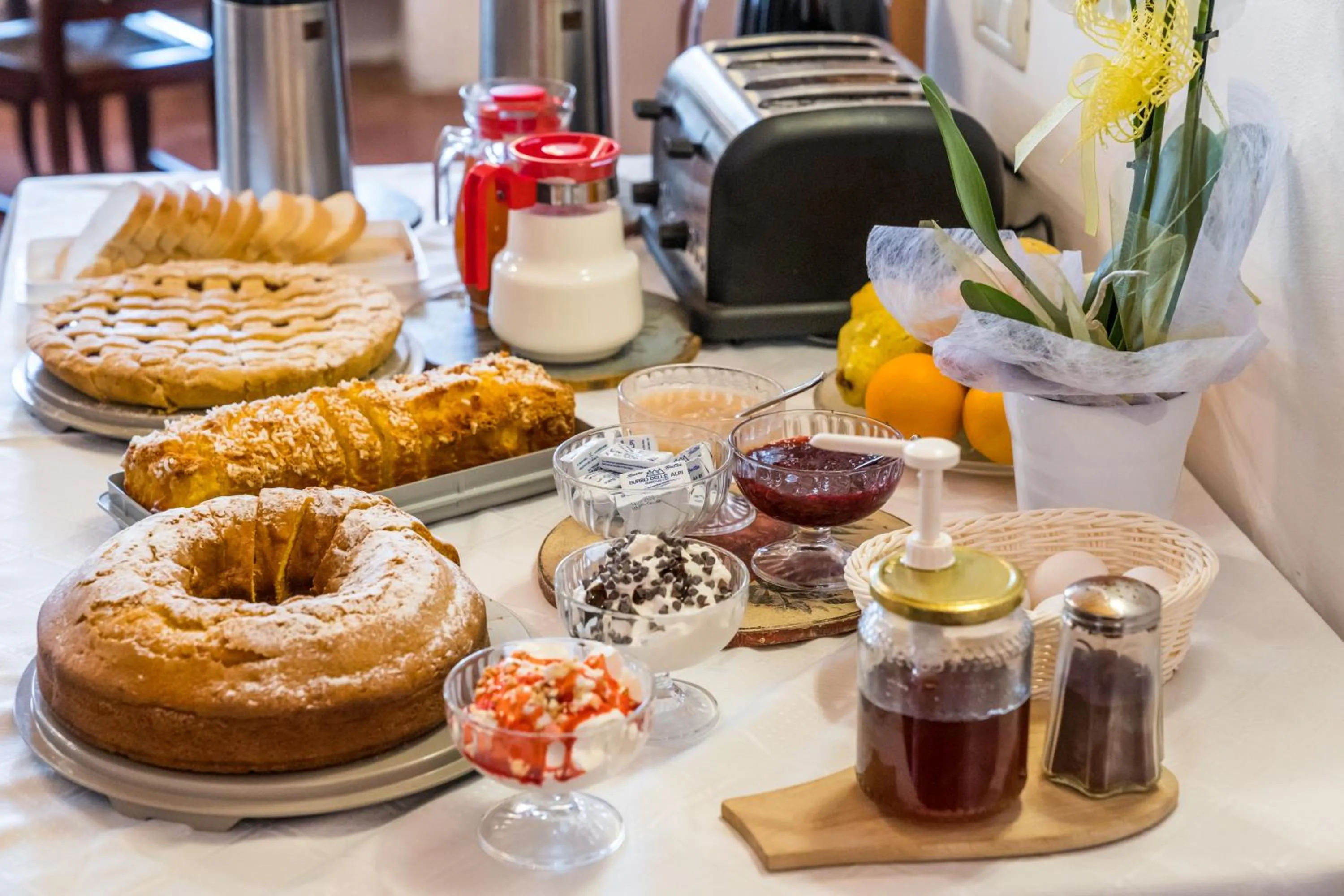 Continental breakfast in Agriturismo Tenuta Castel Venezze