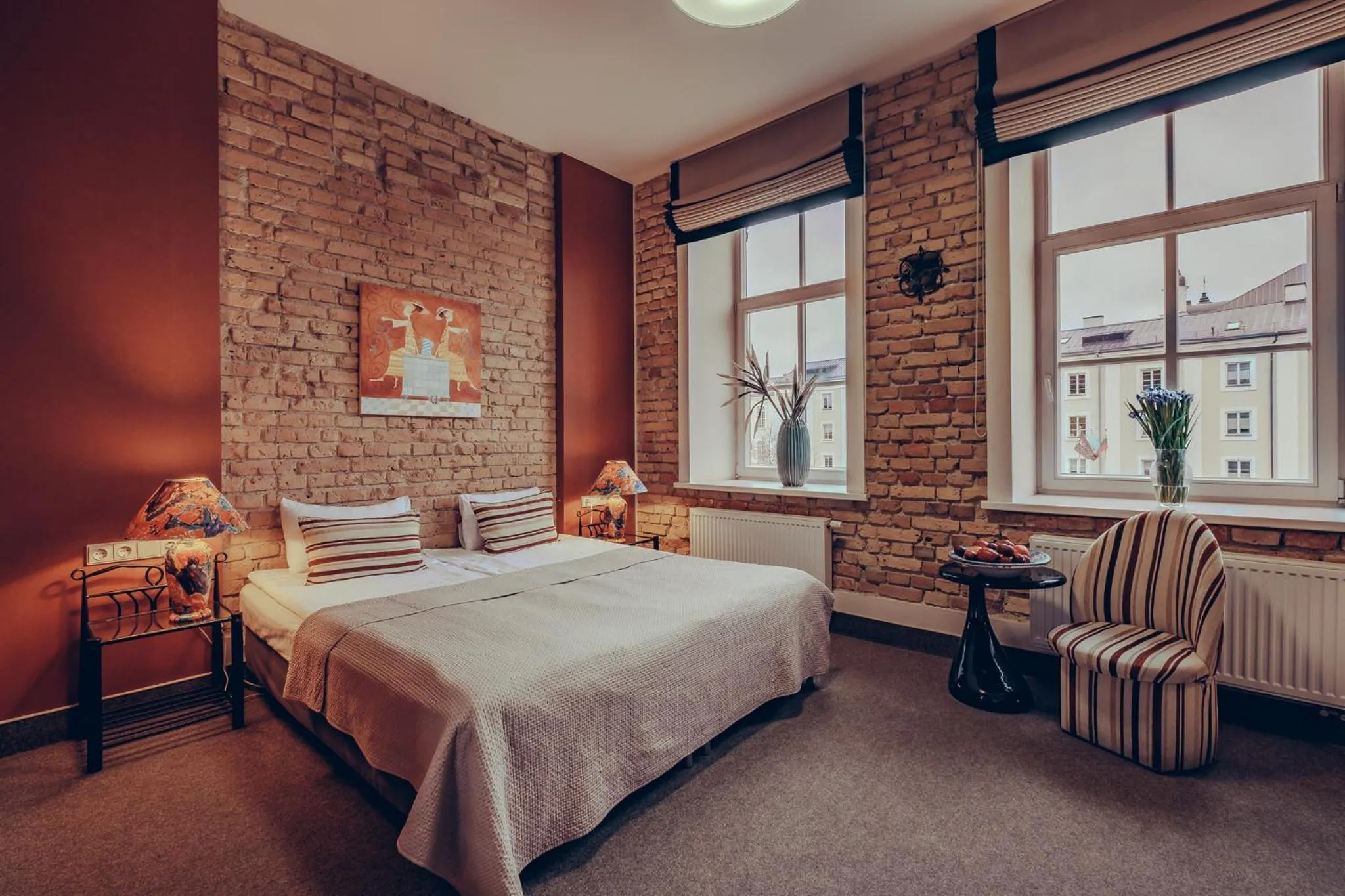 Bed in Moon Garden Old Town Hotel