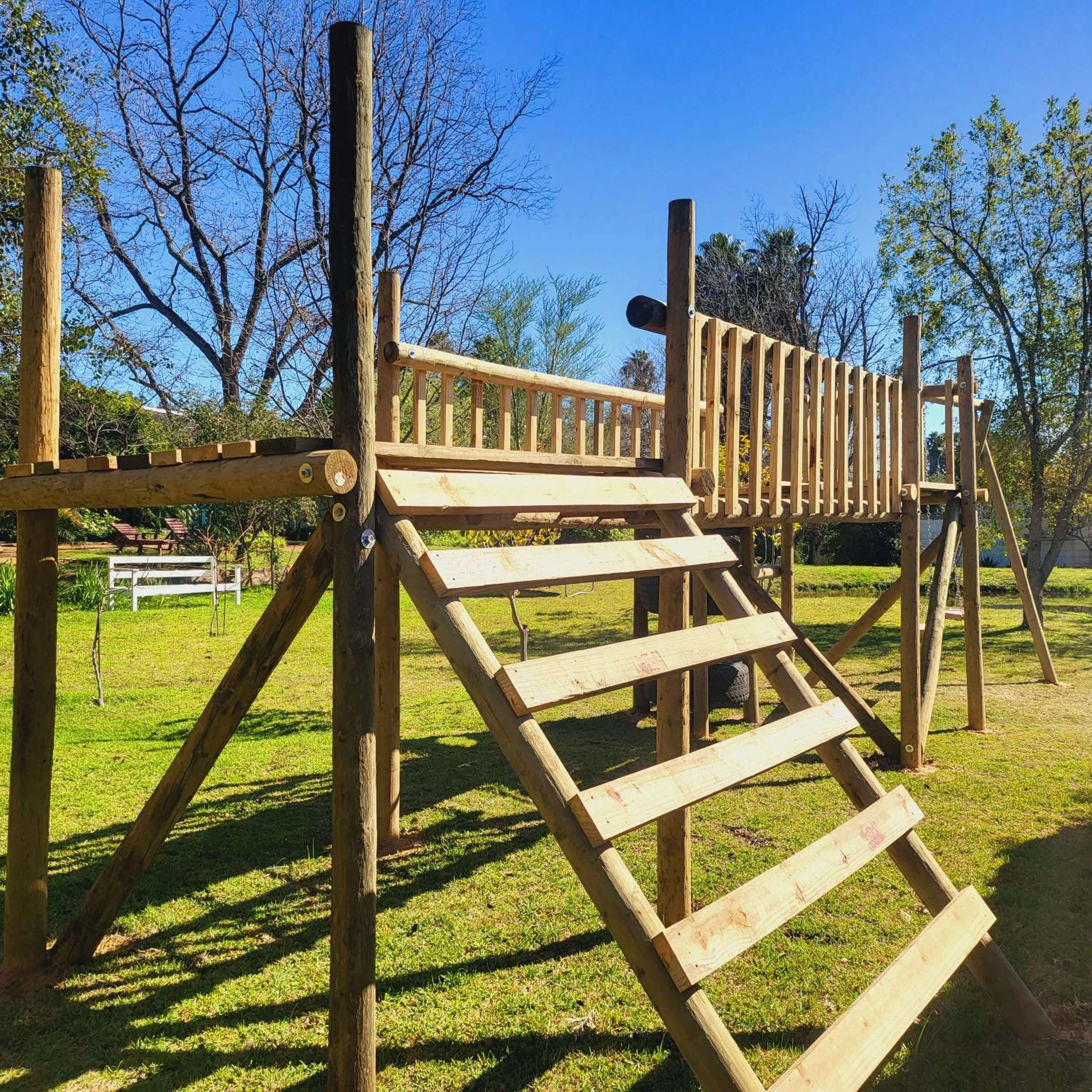 Children play ground in Rosenhof Cabins