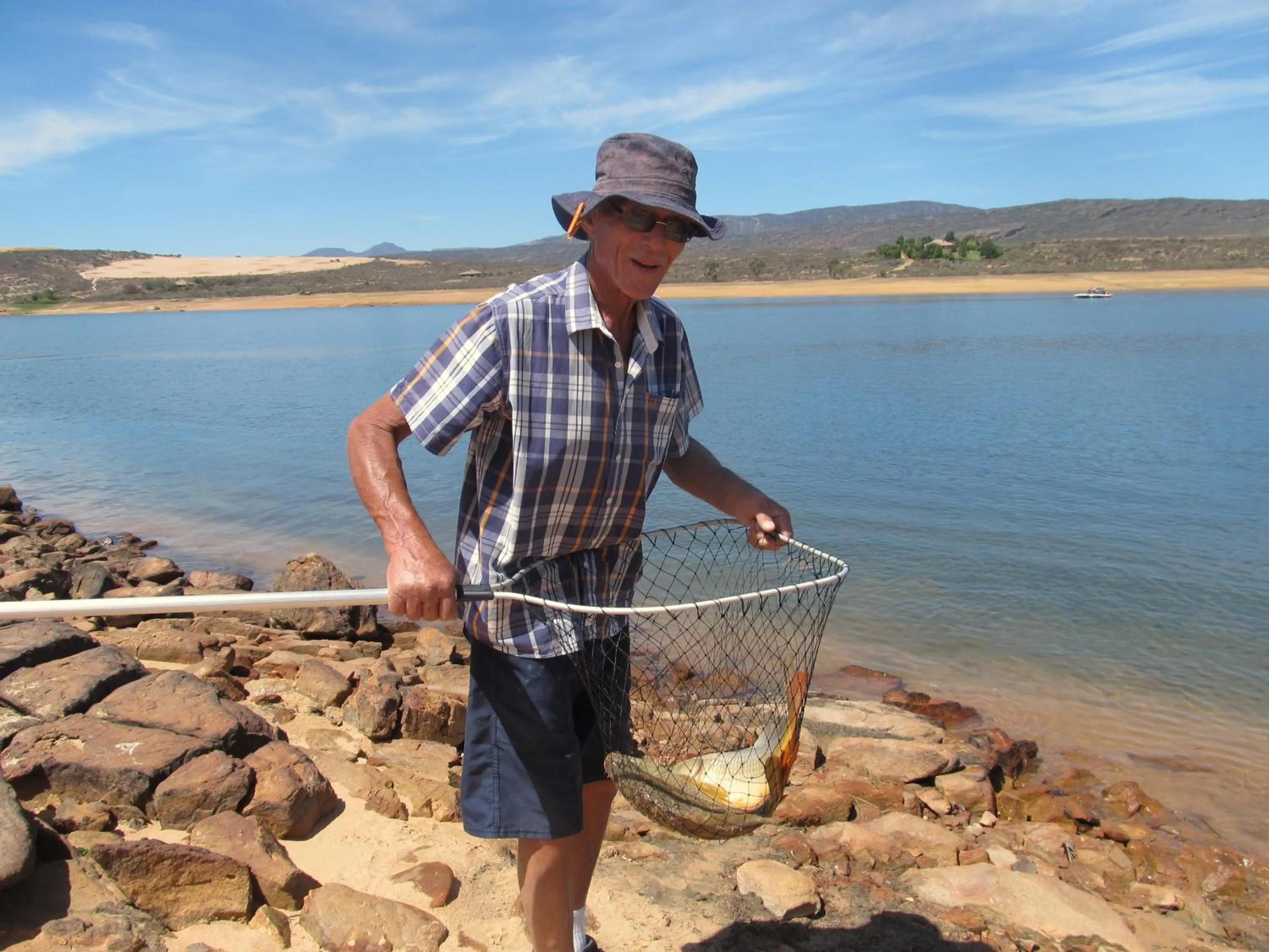 Fishing in Rosenhof Cabins