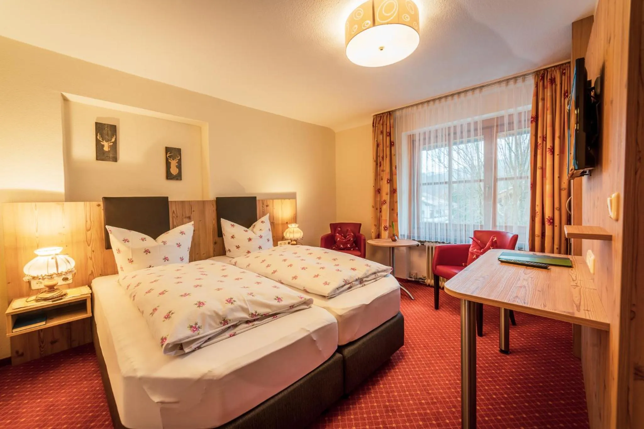 Photo of the whole room, Bed in Hotel Garni Landhaus Traunbachhäusl