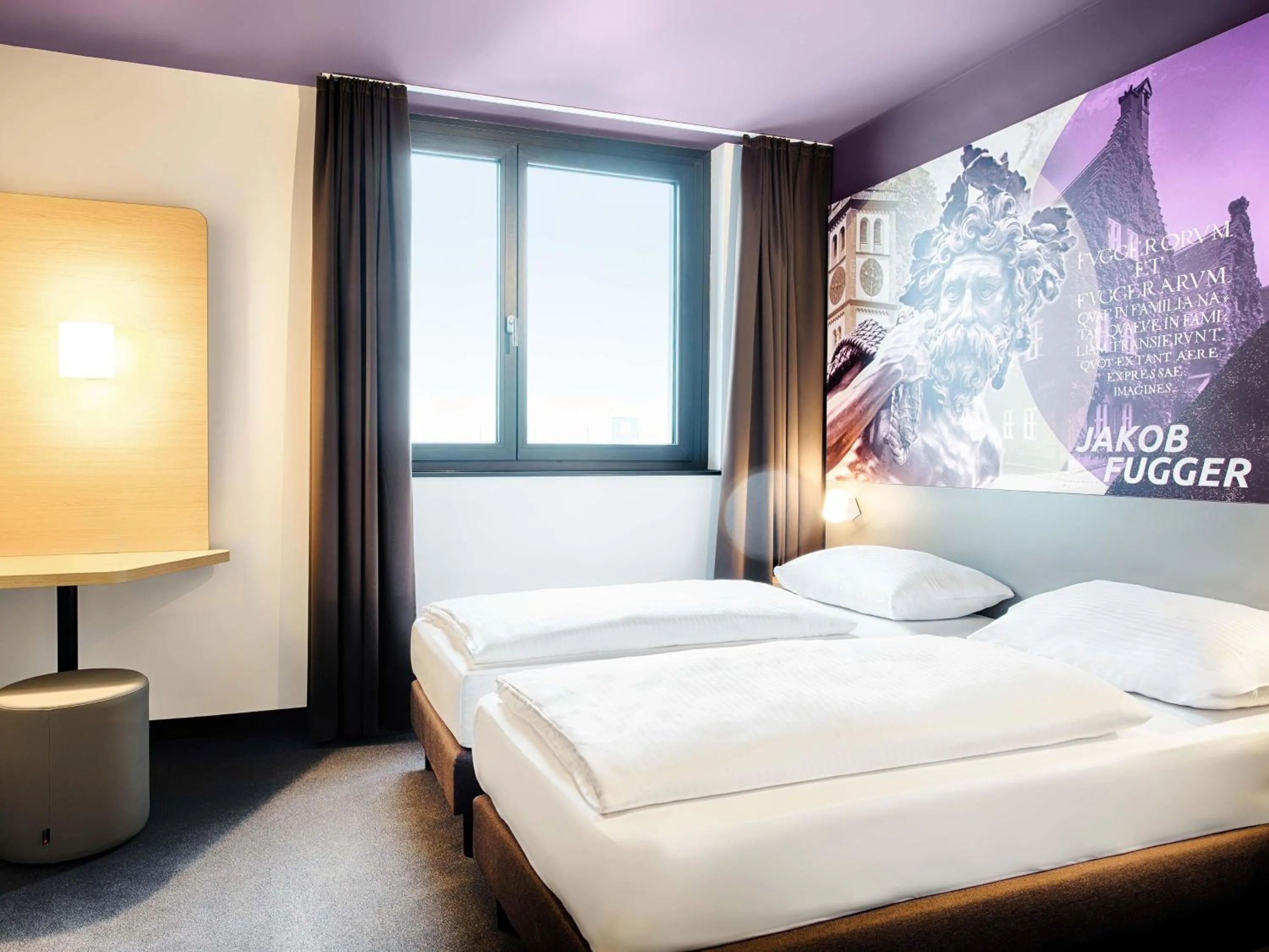 Photo of the whole room, Bed in B&B Hotel Augsburg-West