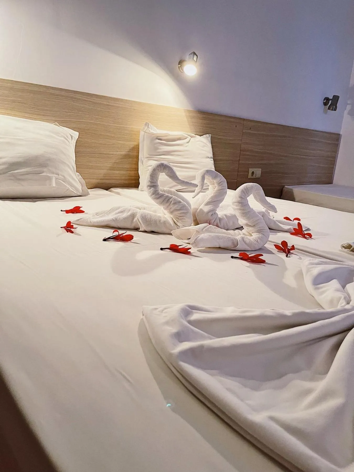 Bed in Hotel Largo Beach