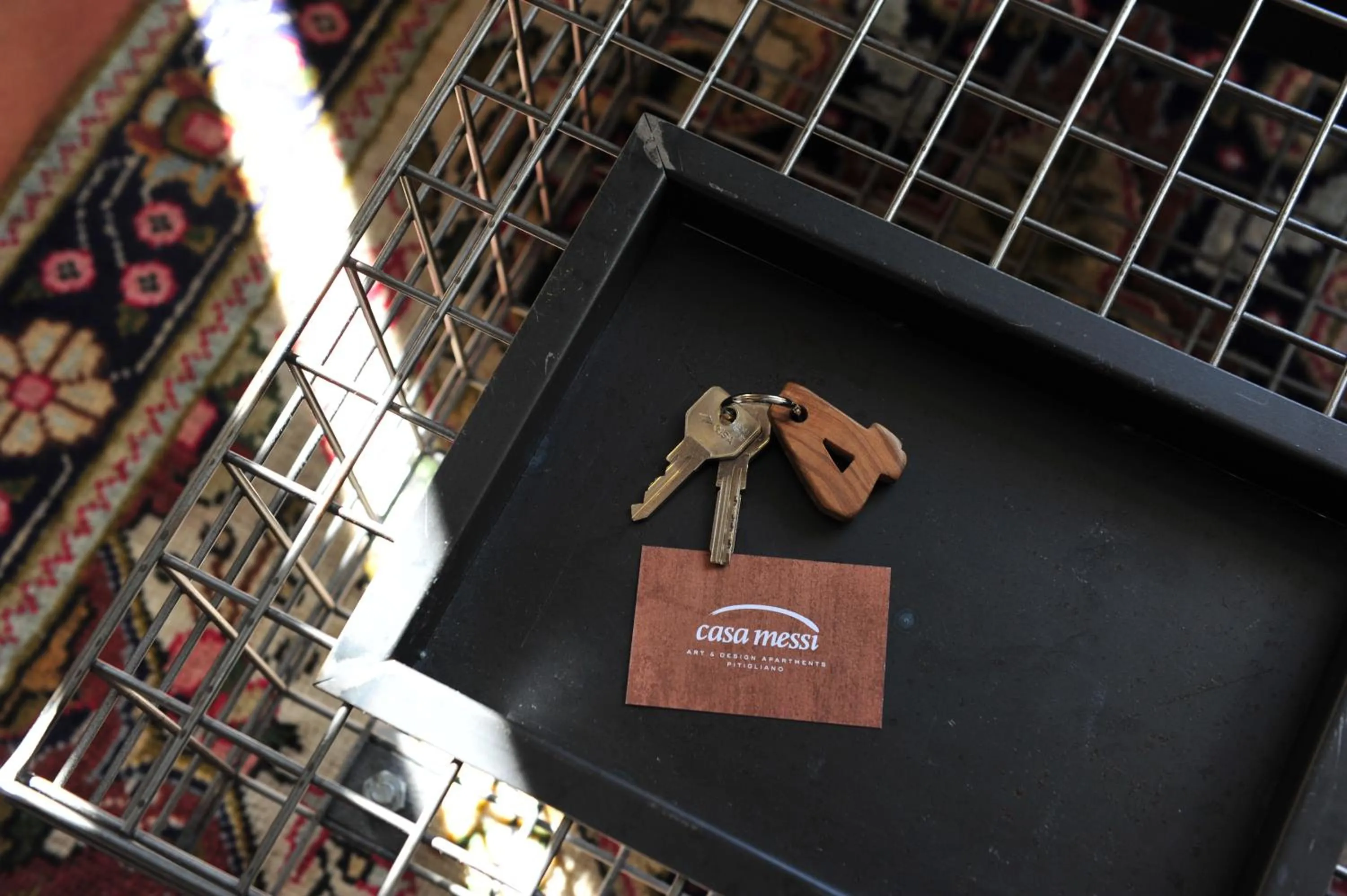 Decorative detail in Casa Messi