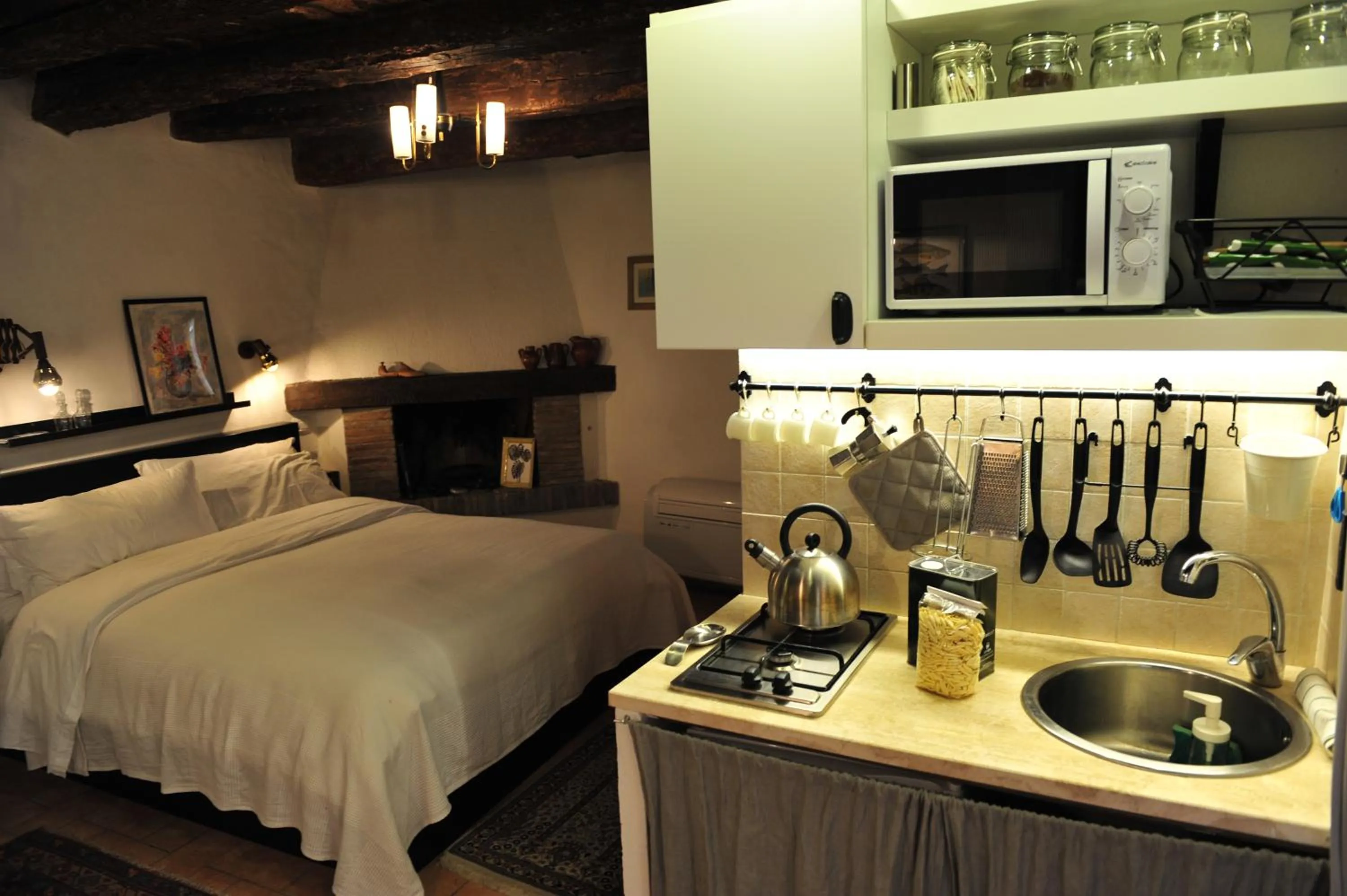 View (from property/room), Bed in Casa Messi