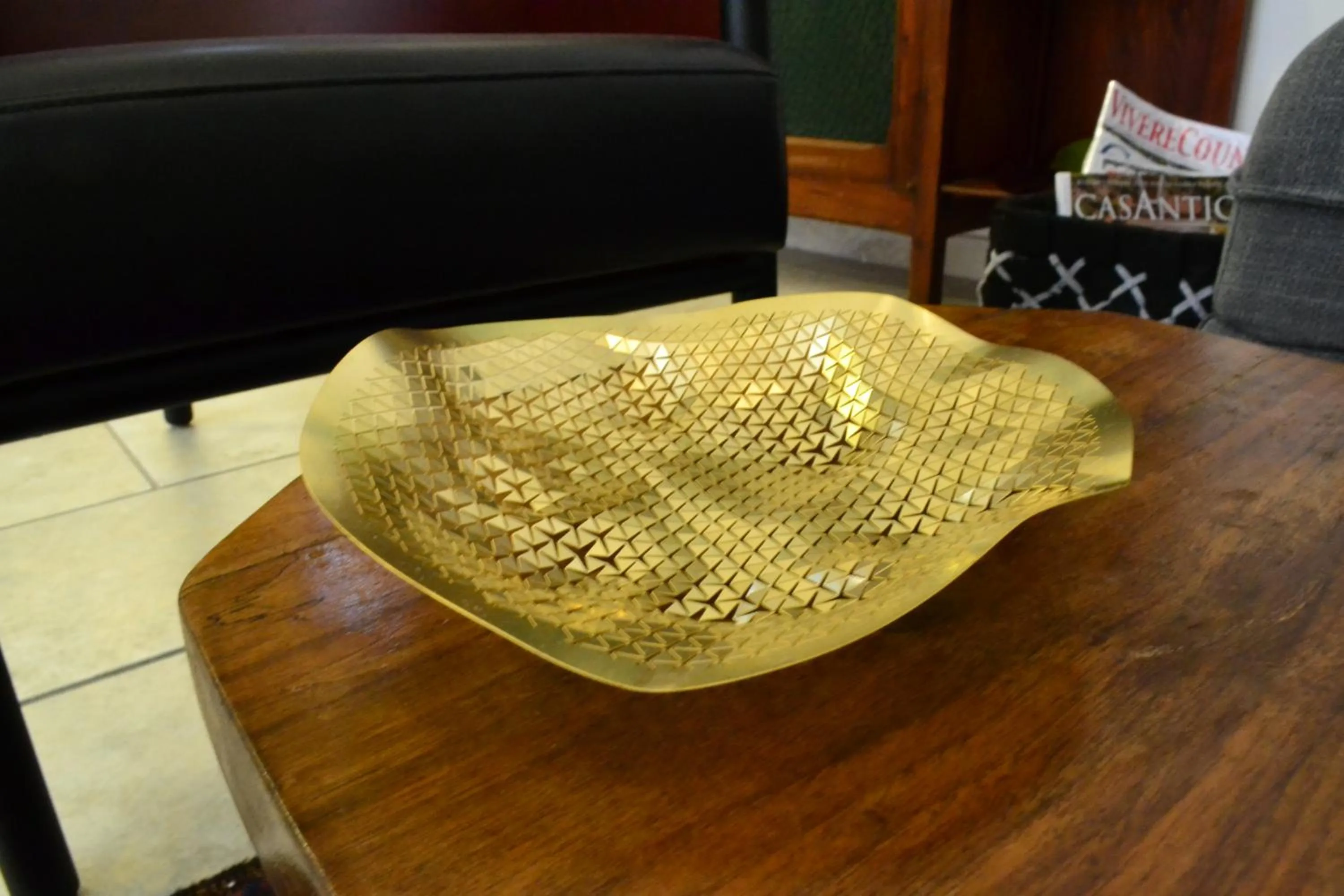 Decorative detail in Casa Messi