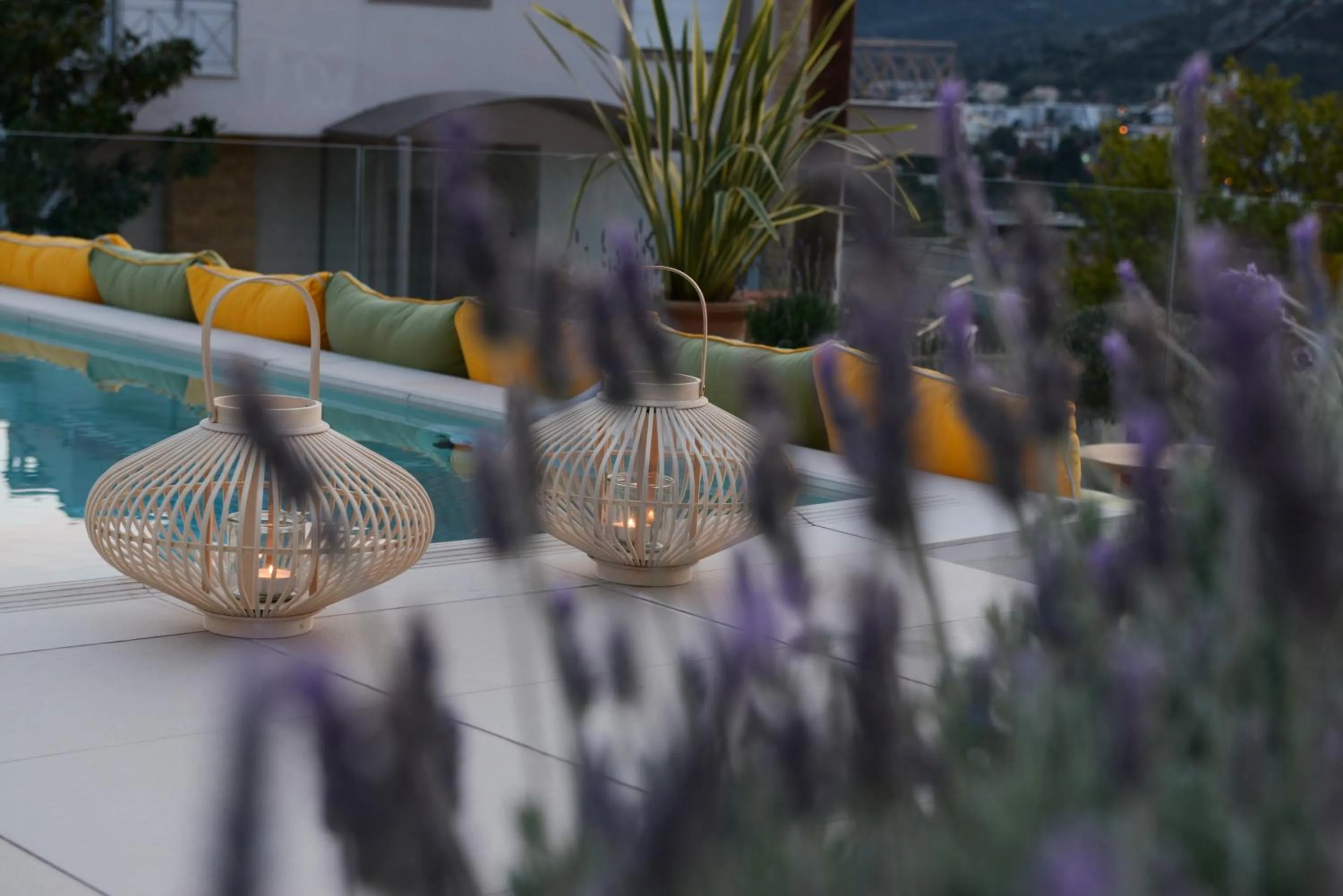 Pool view in MARAVILLA SUITES