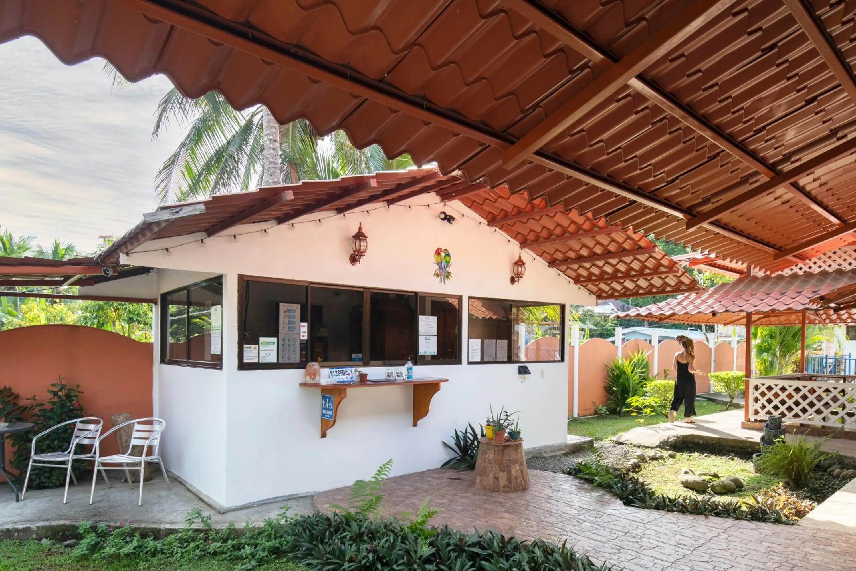 Lobby or reception in Pangea Lodge with Shared Pool at the Heart of Manzanillo