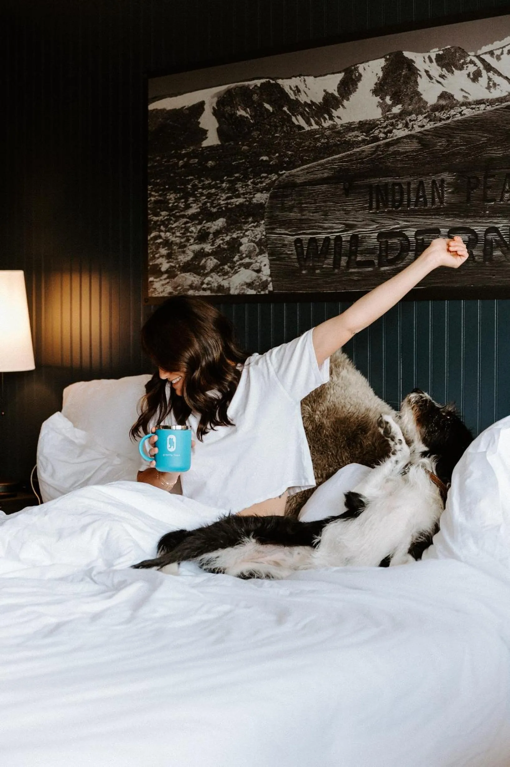 Bed in Gravity Haus Winter Park