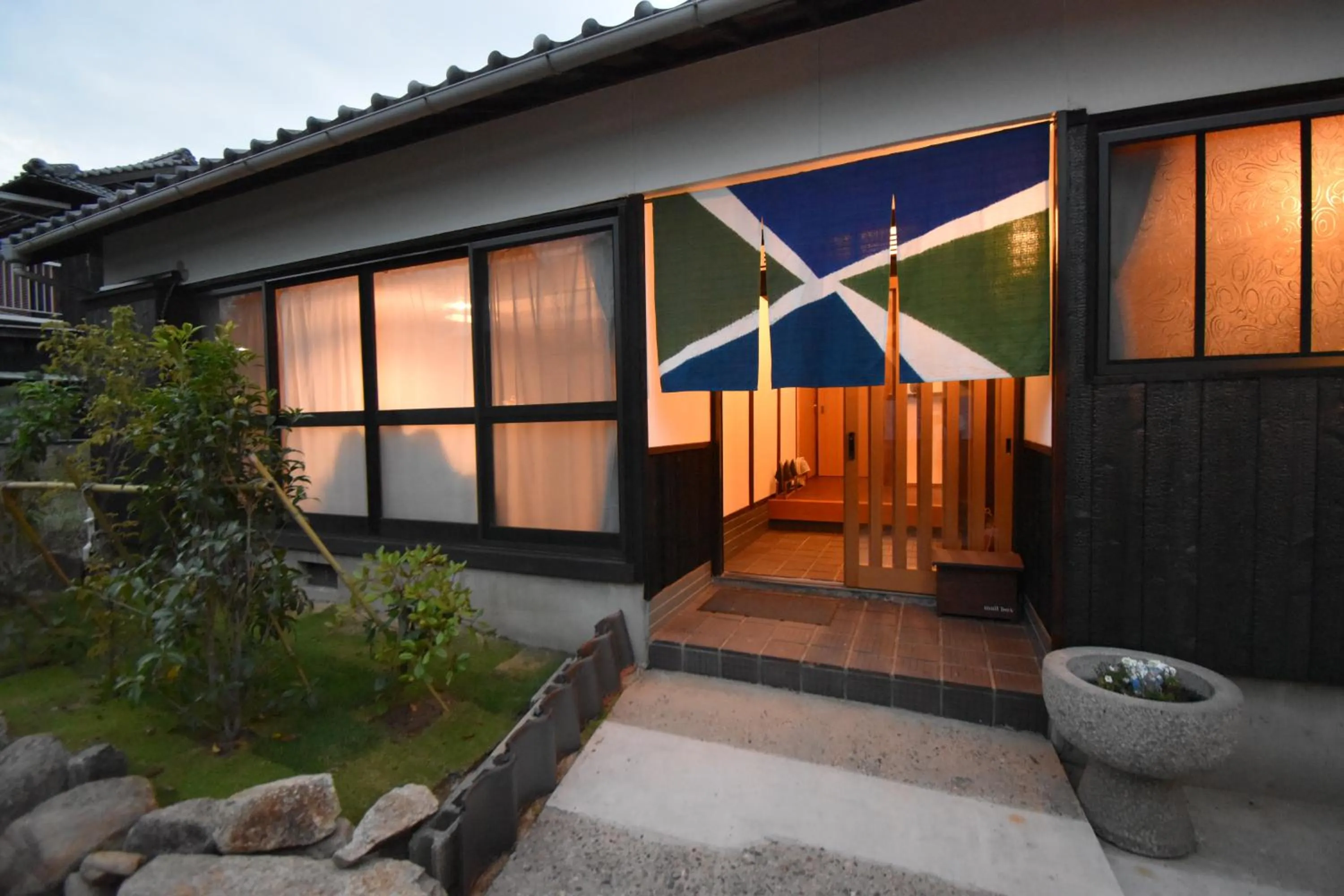 Facade/entrance in Quaint House Naoshima