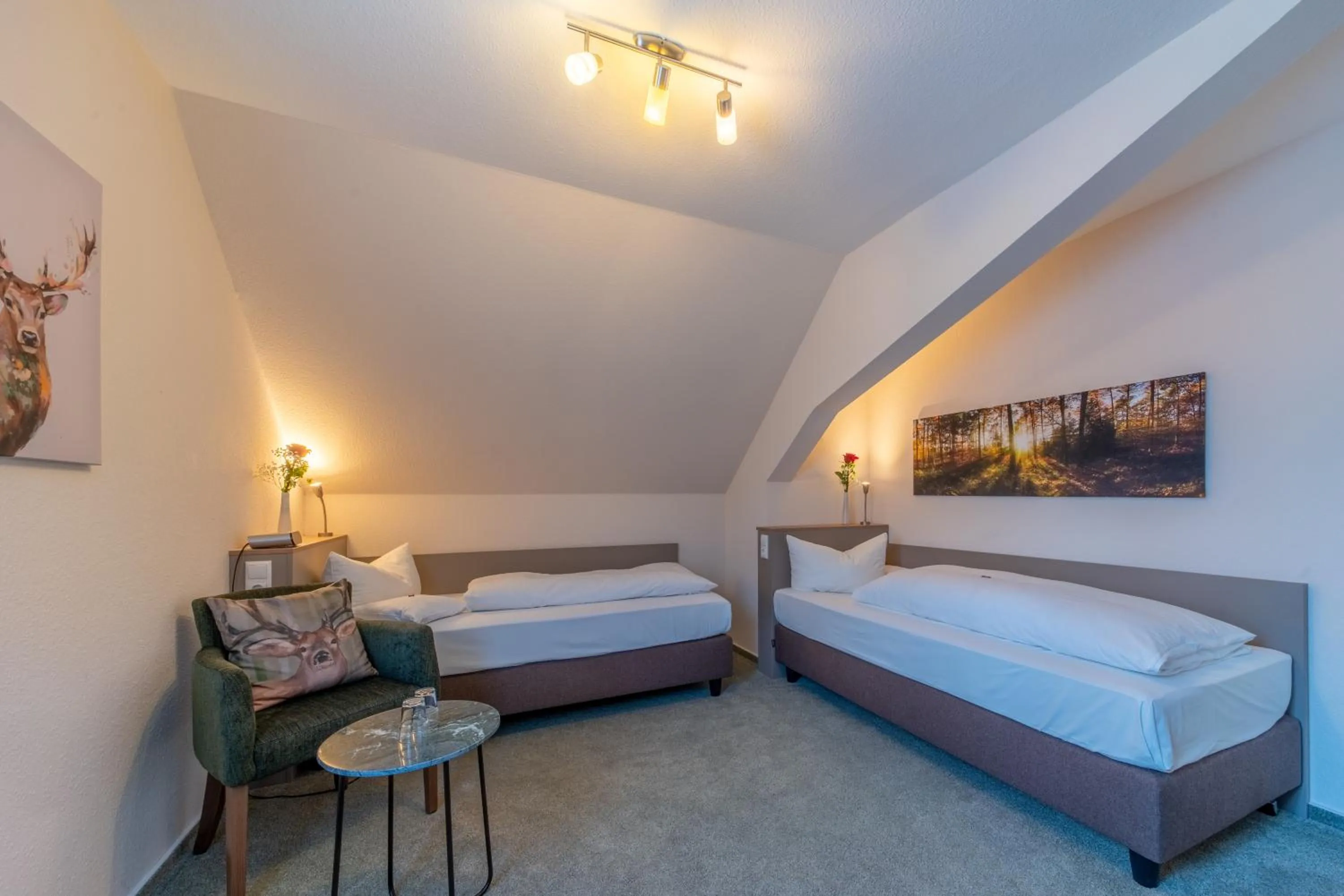 Bedroom, Bed in Landhotel Salmen