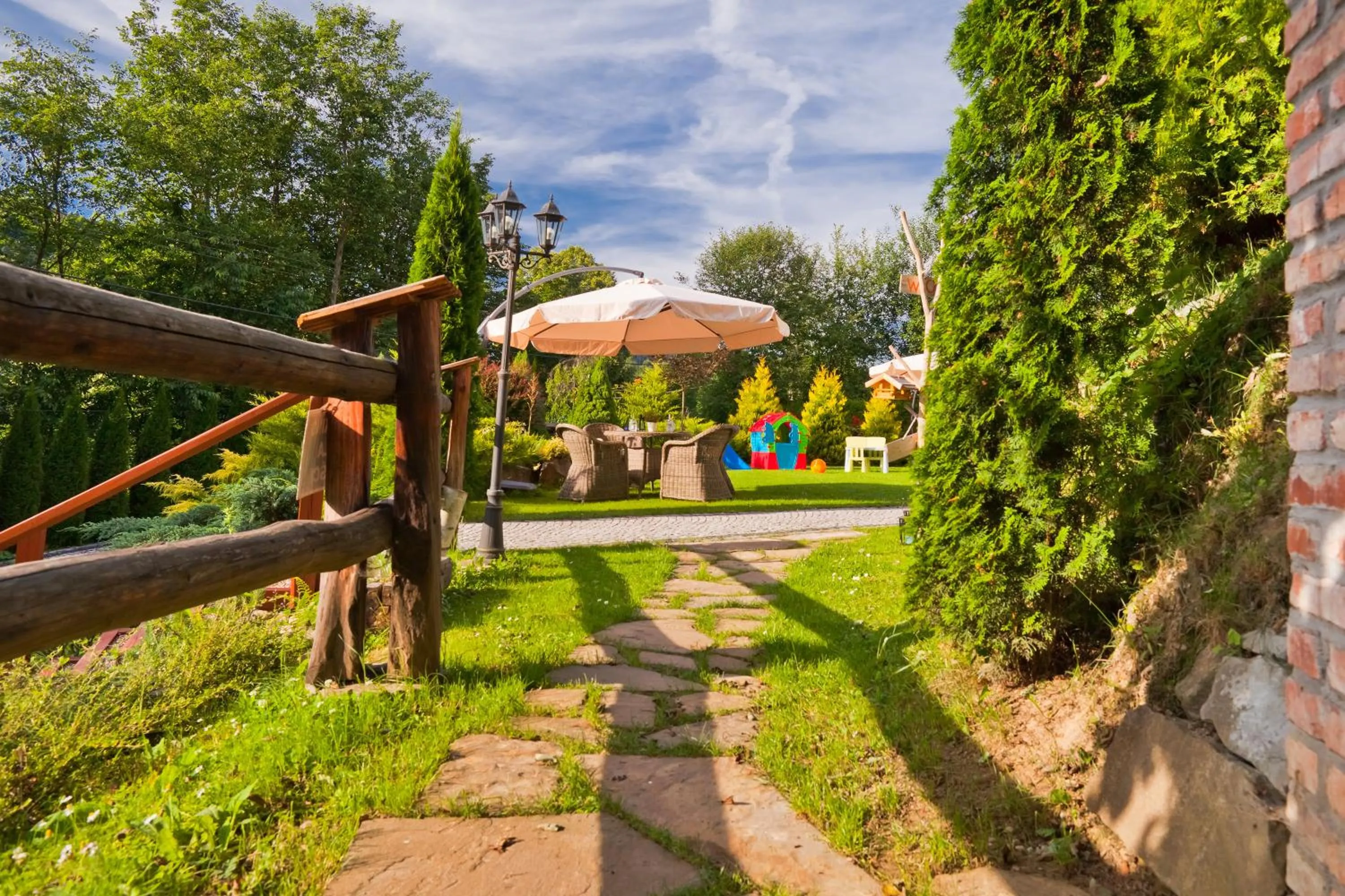 Garden in Willa Trela