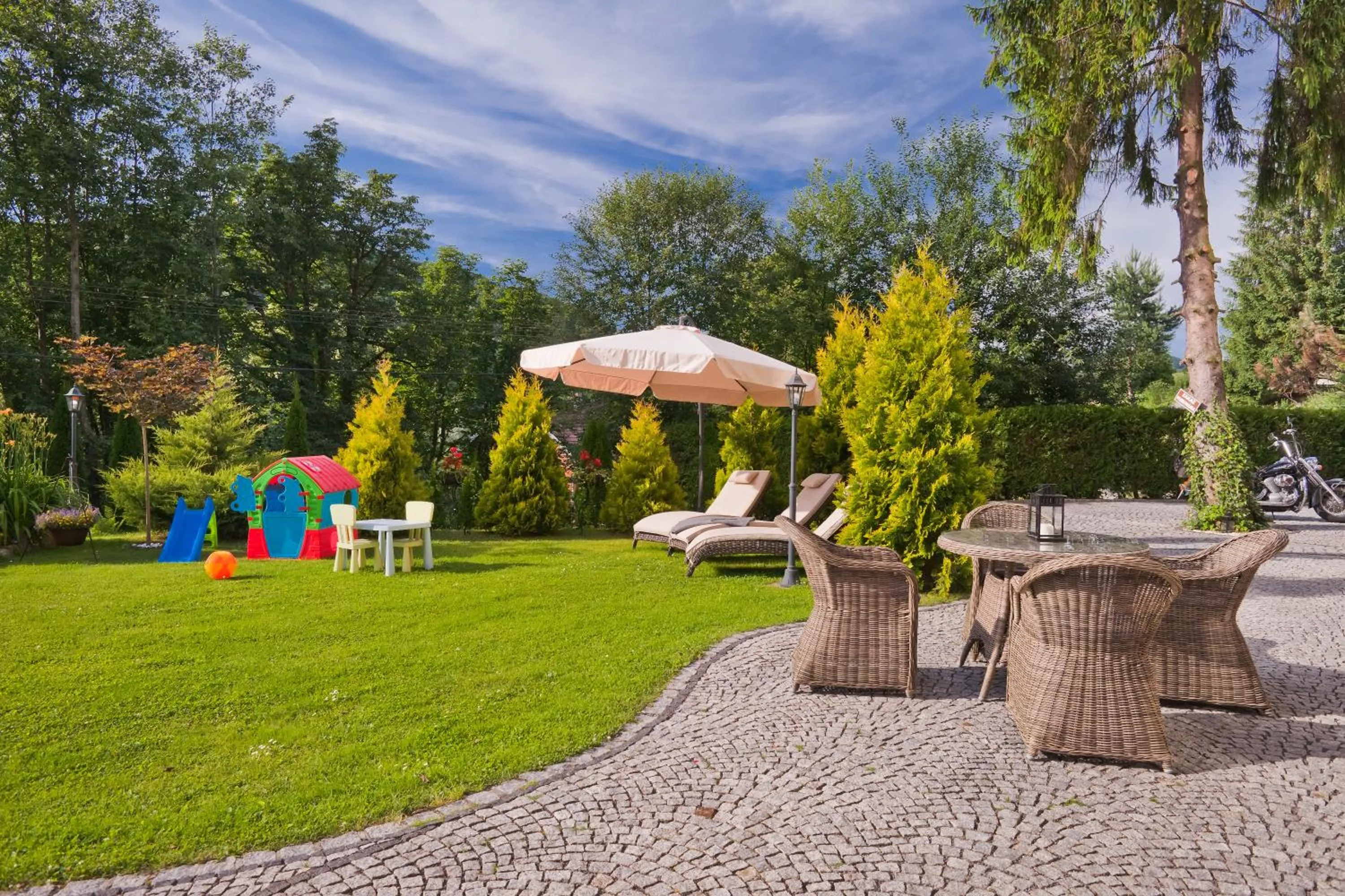 Garden in Willa Trela