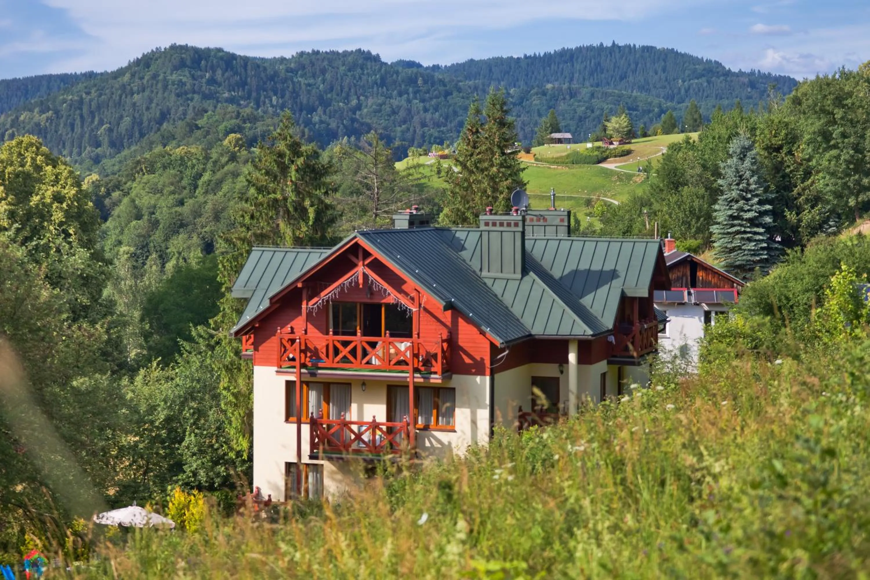 Bird's eye view in Willa Trela