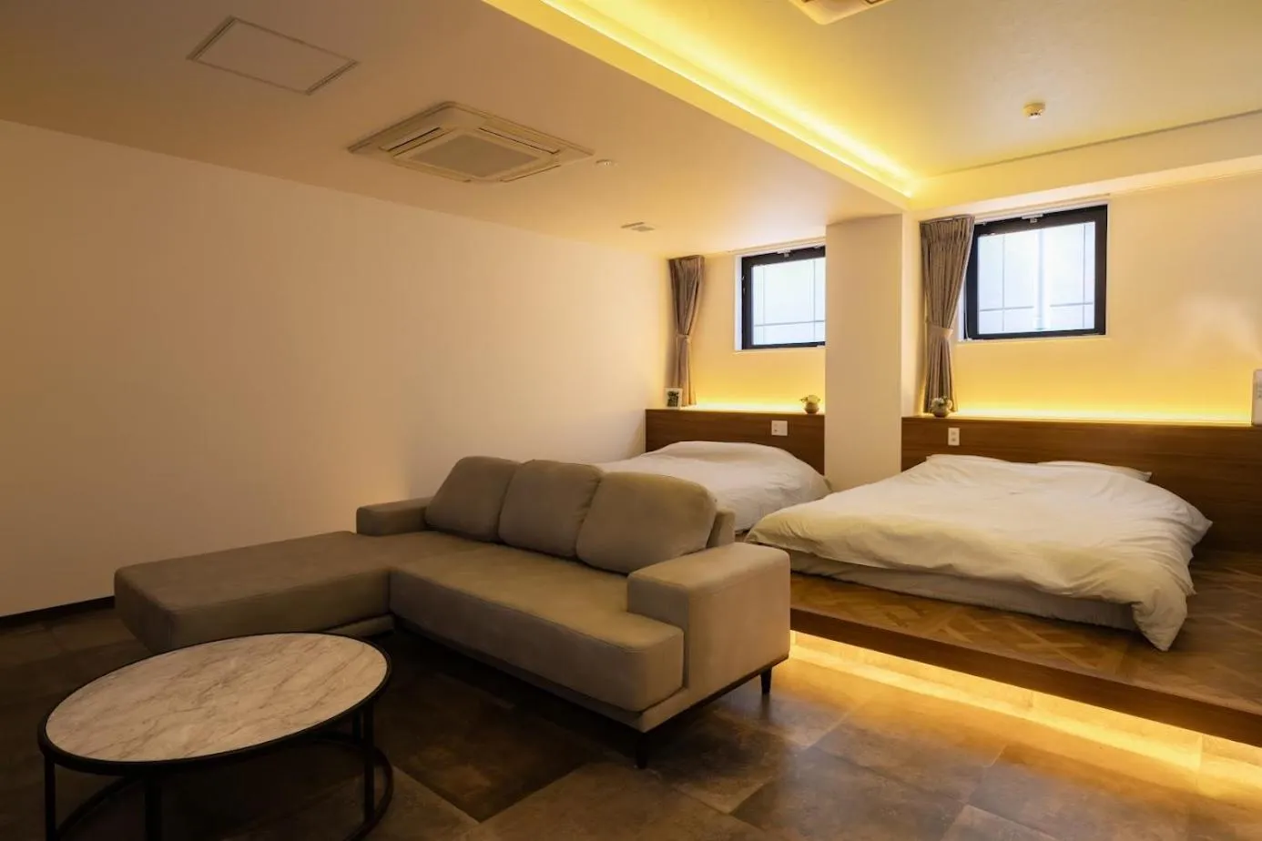 Bed in Hotel Xcell Hiroshima Nagarekawa