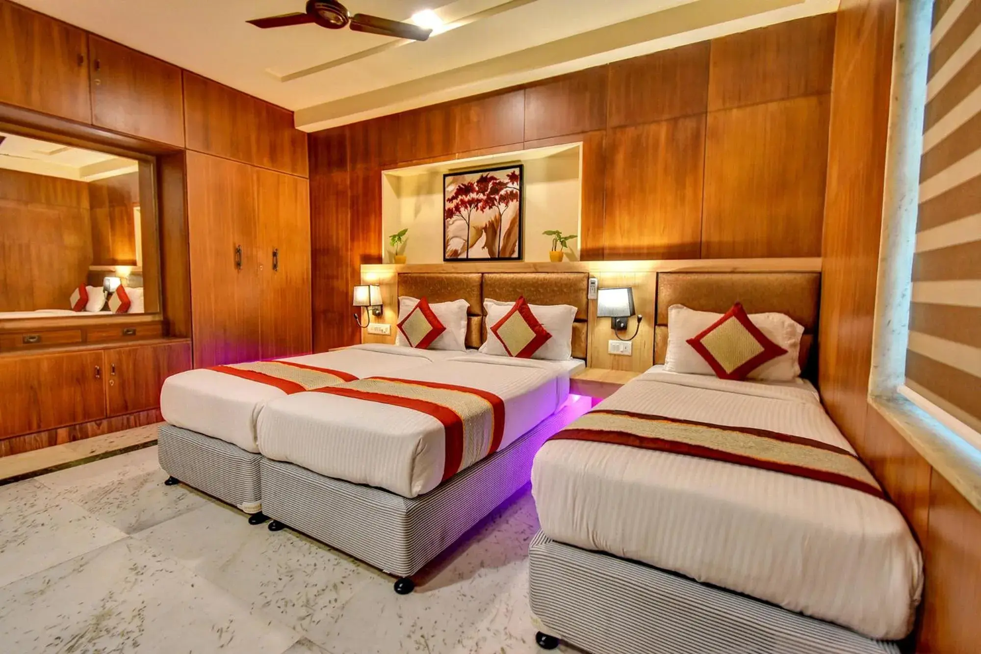 Bedroom, Bed in FabHotel Nestlay Rooms Airport - Nr Chennai International Airport Bedroom, Bed in FabHotel Nestlay Rooms Airport - Nr Chennai International Airport