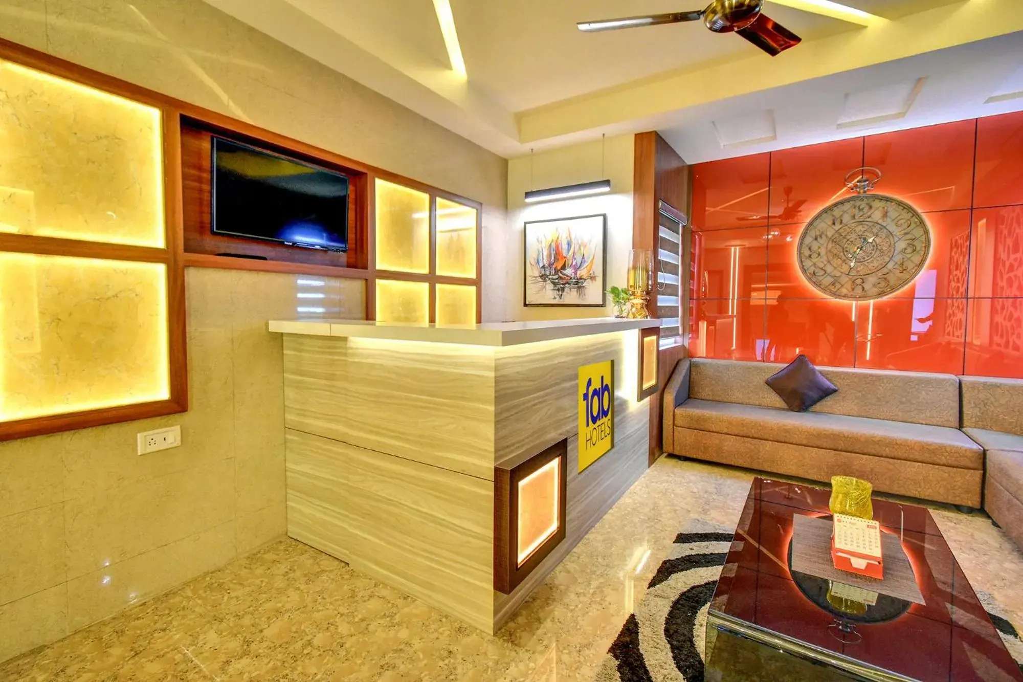 Lobby or reception in FabHotel Nestlay Rooms Airport - Nr Chennai International Airport Lobby or reception in FabHotel Nestlay Rooms Airport - Nr Chennai International Airport