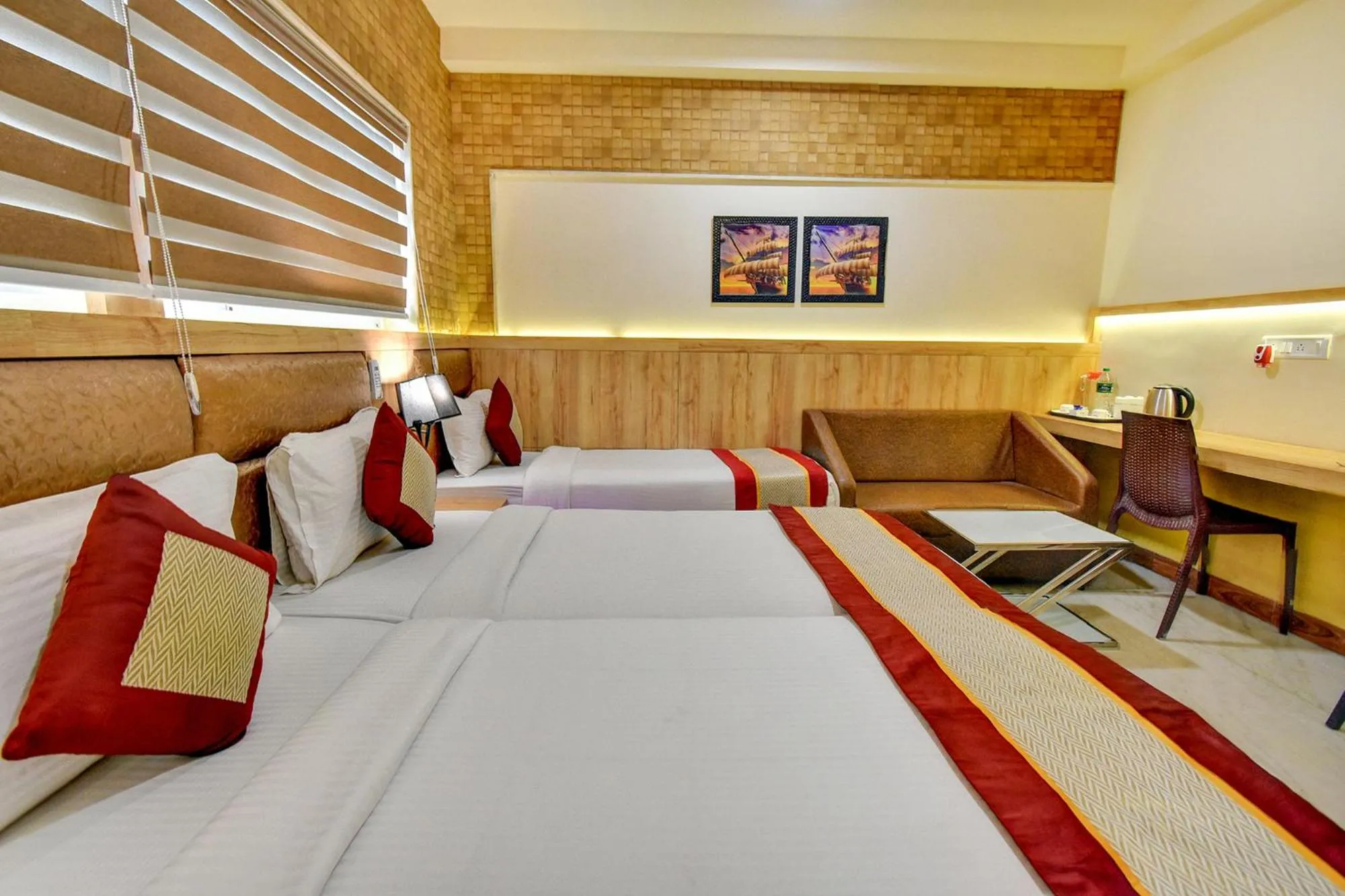 Bedroom, Bed in FabHotel Nestlay Rooms Airport - Nr Chennai International Airport