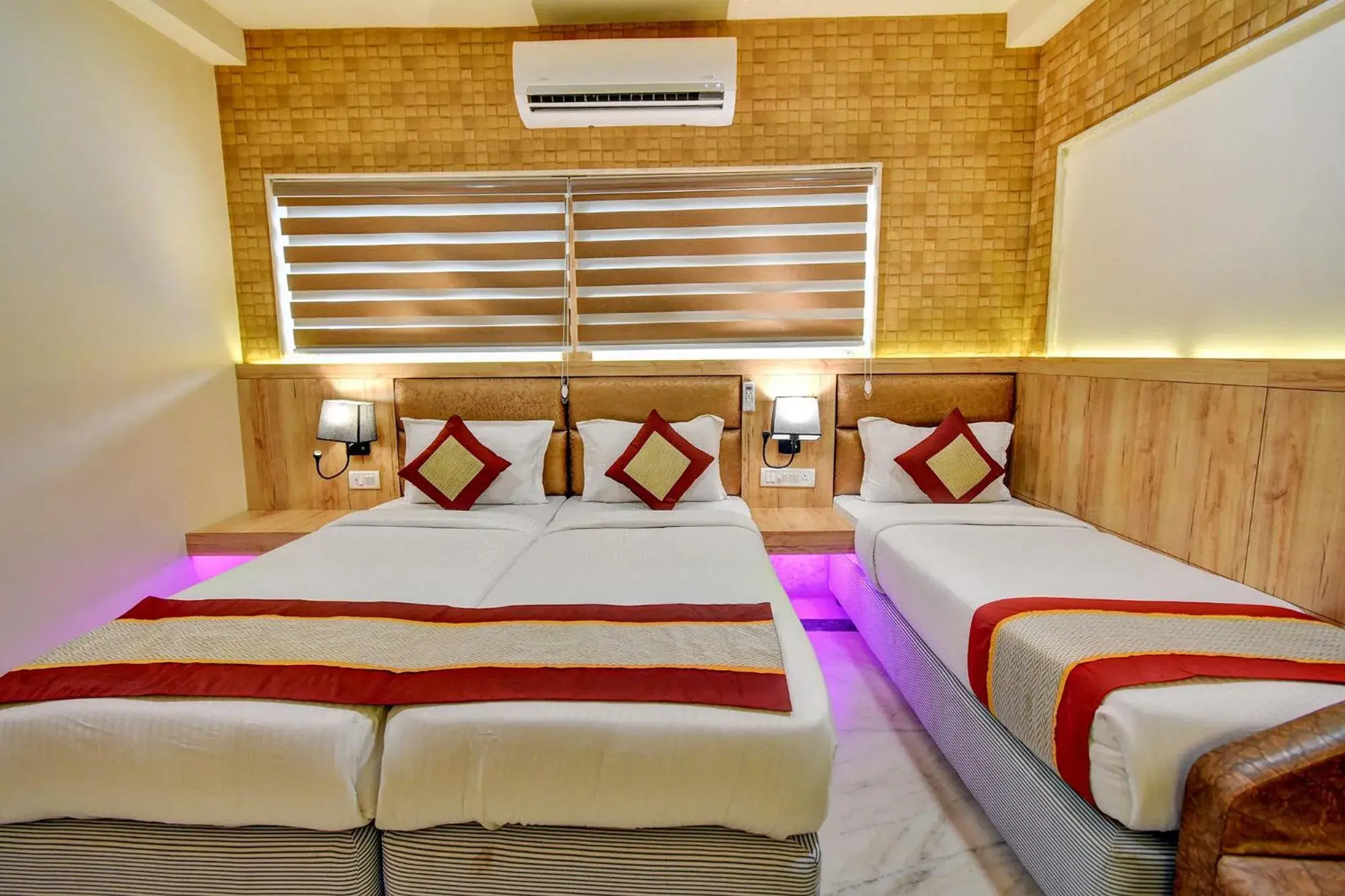 Bedroom, Bed in FabHotel Nestlay Rooms Airport - Nr Chennai International Airport Bedroom, Bed in FabHotel Nestlay Rooms Airport - Nr Chennai International Airport