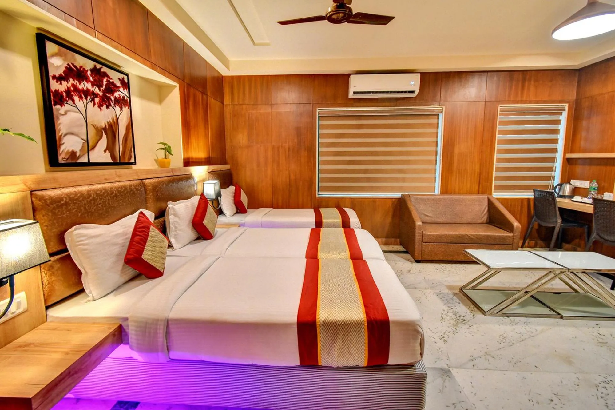 Bedroom, Bed in FabHotel Nestlay Rooms Airport - Nr Chennai International Airport