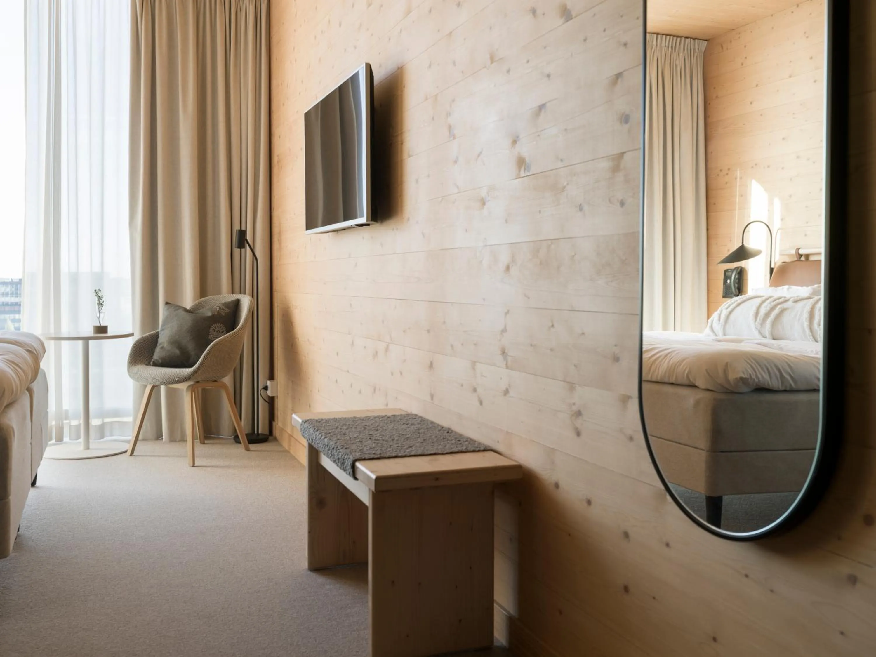 TV and multimedia in The Wood Hotel by Elite