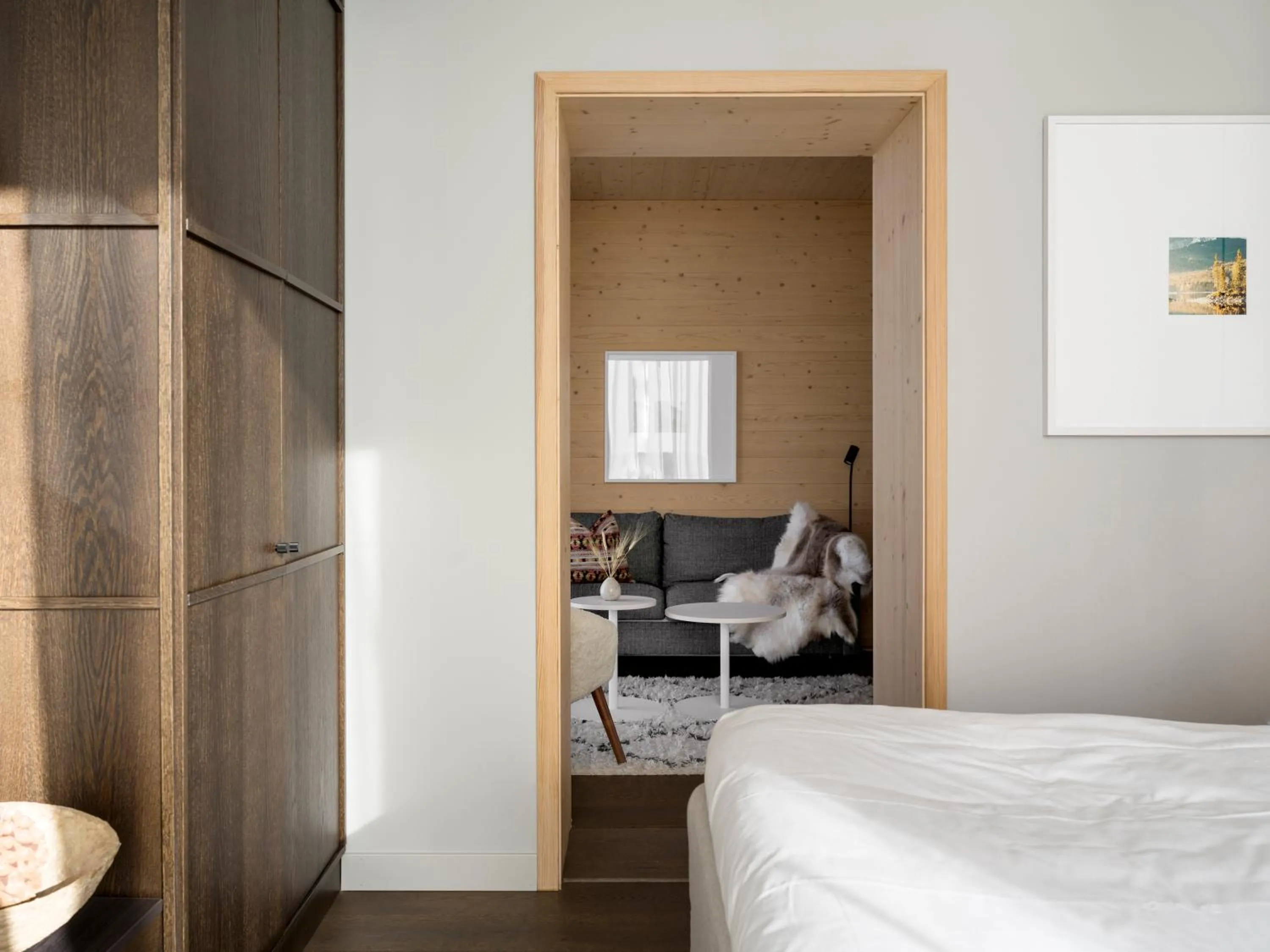 Bedroom, Bed in The Wood Hotel by Elite