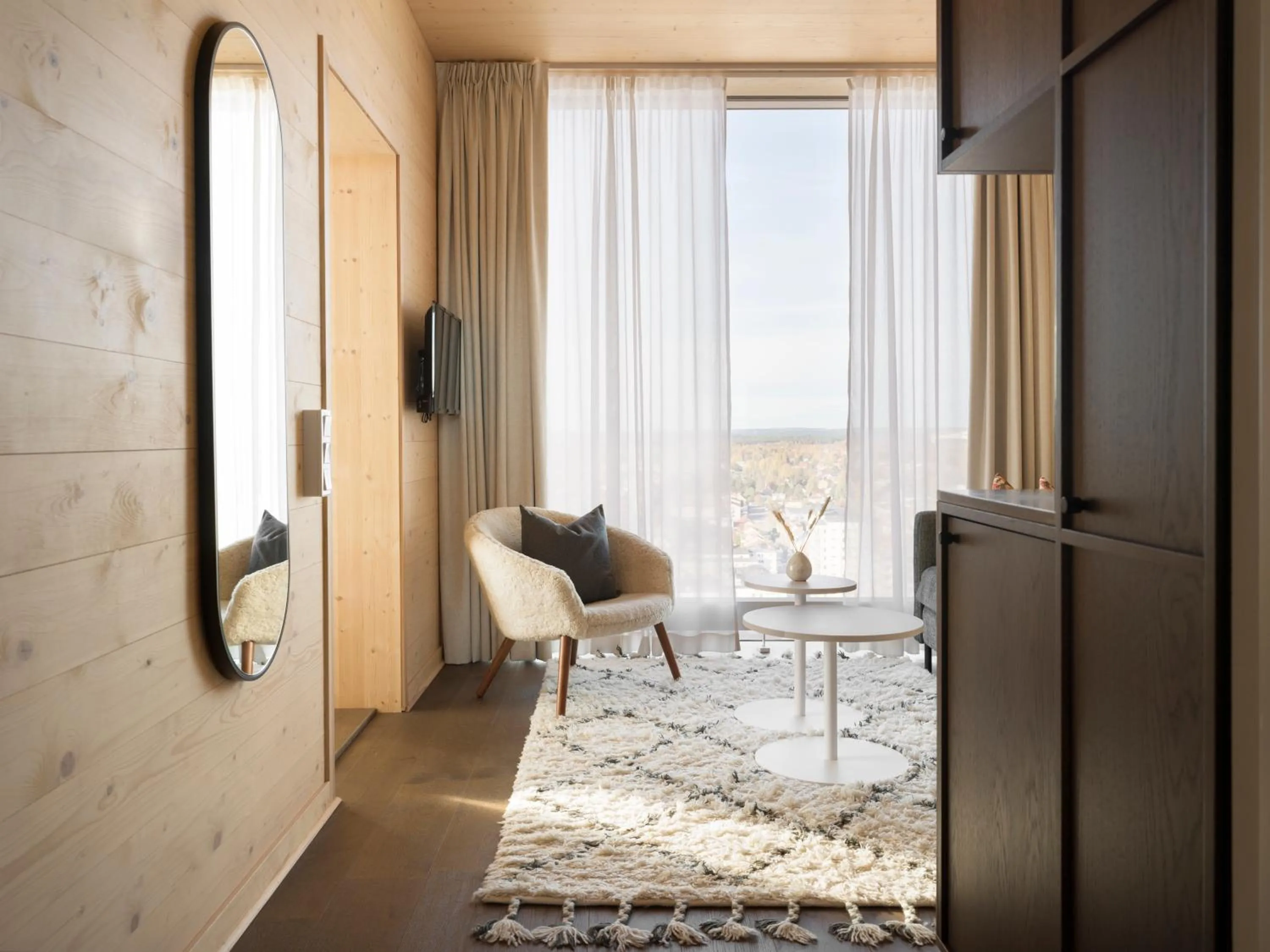 Seating area in The Wood Hotel by Elite