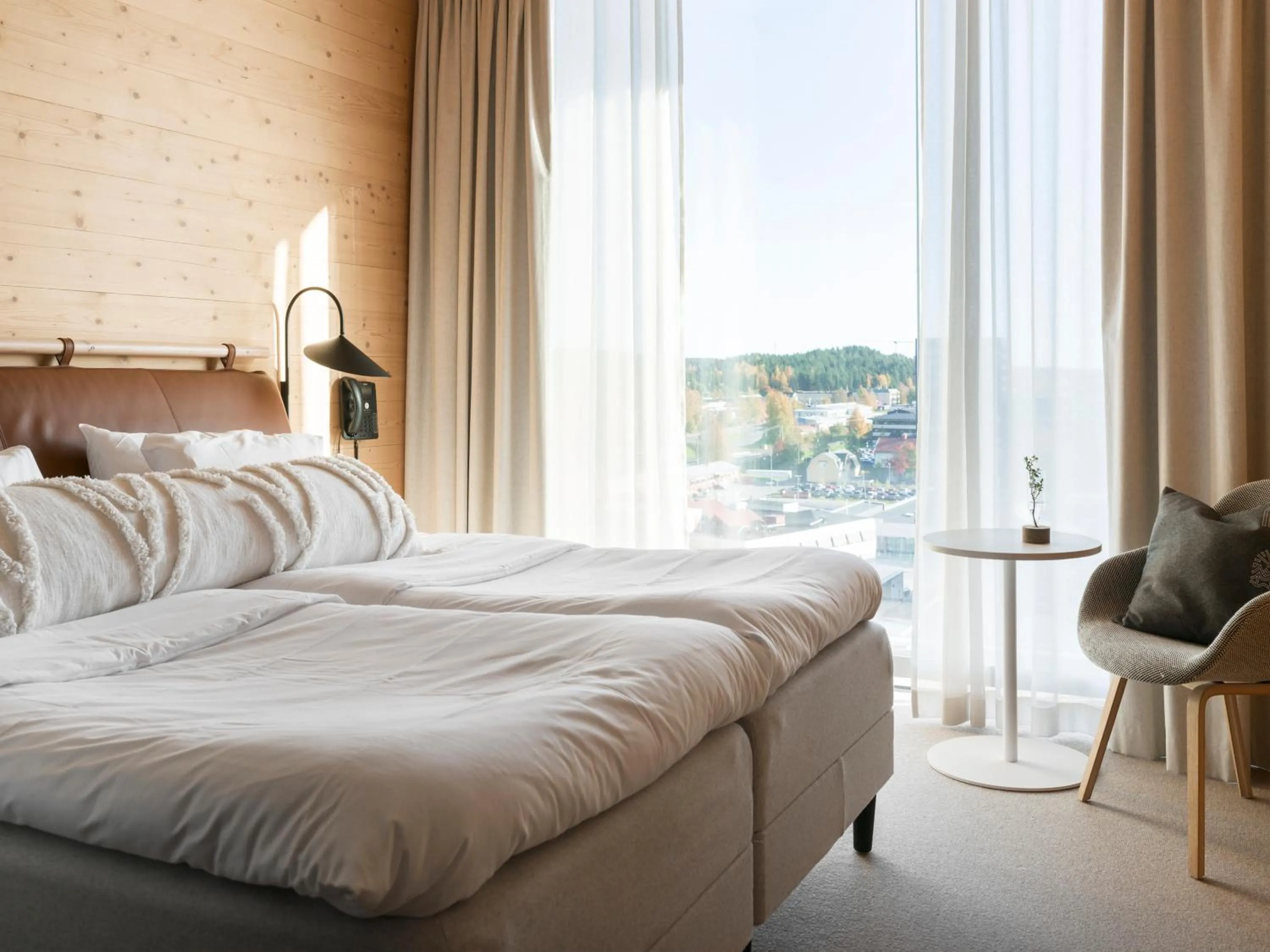 Bed in The Wood Hotel by Elite