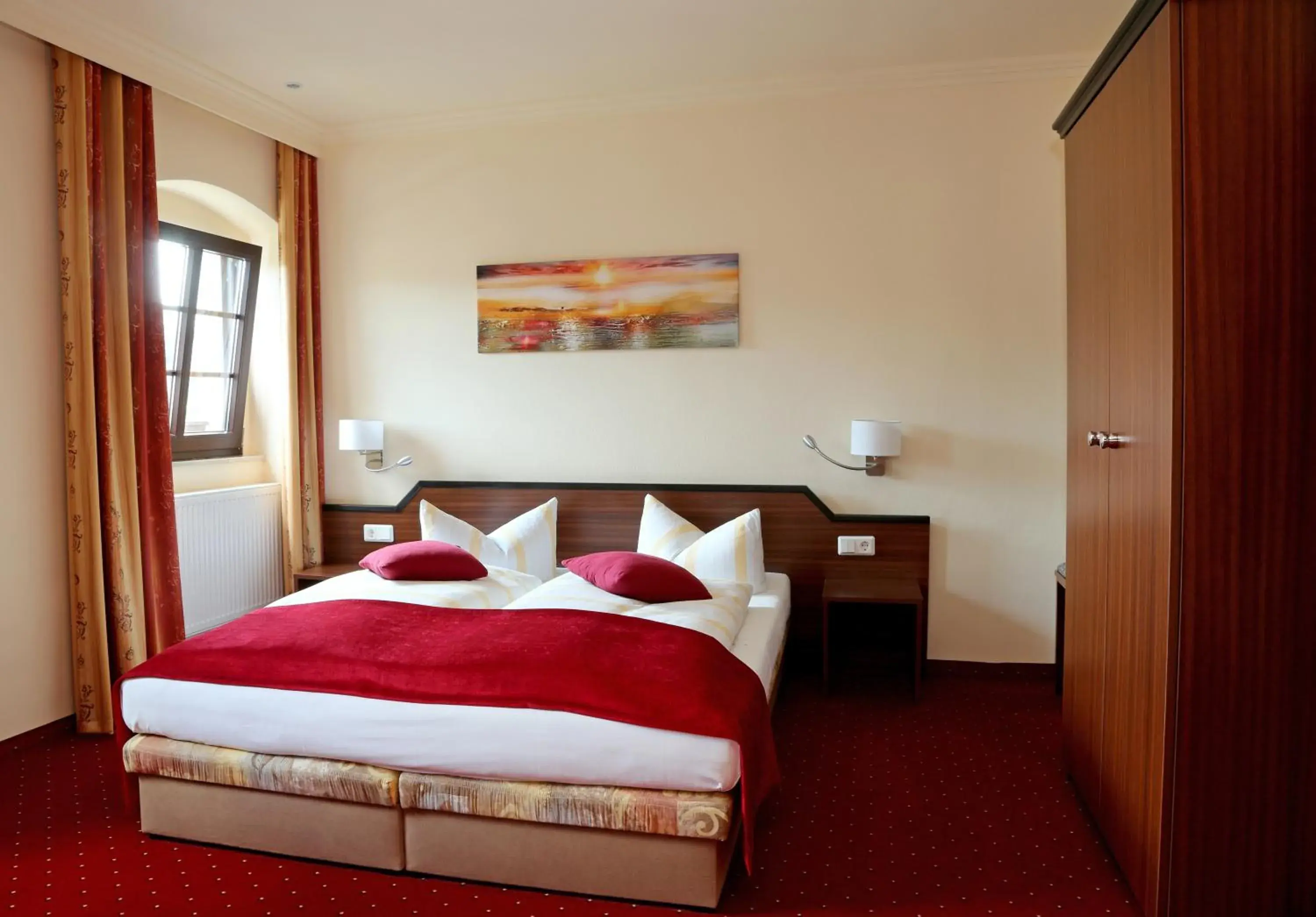 Bed in Landhotel Thürmchen Bed in Landhotel Thürmchen